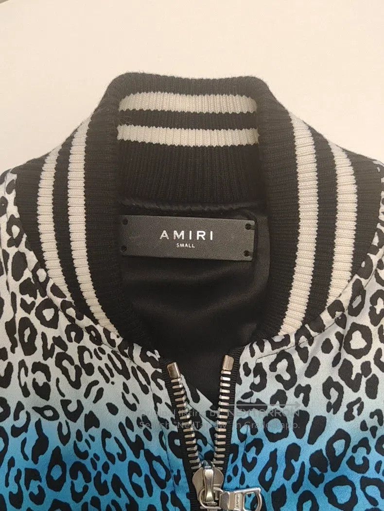 Amiri Amiri Rainbow Leopard Print Pilot Jacket Size M / US 6-8 / IT 42-44 - 3 Thumbnail