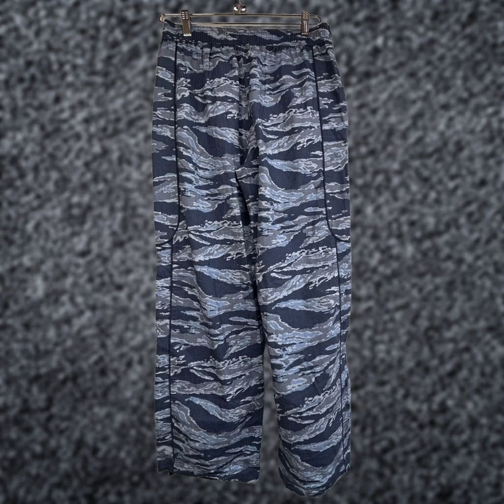 Bdg BDG Mens Small Grey & Blue Cargo Army Combat Pants Tiger Stripe Camo Adjustable Size US 29 - 1 Thumbnail