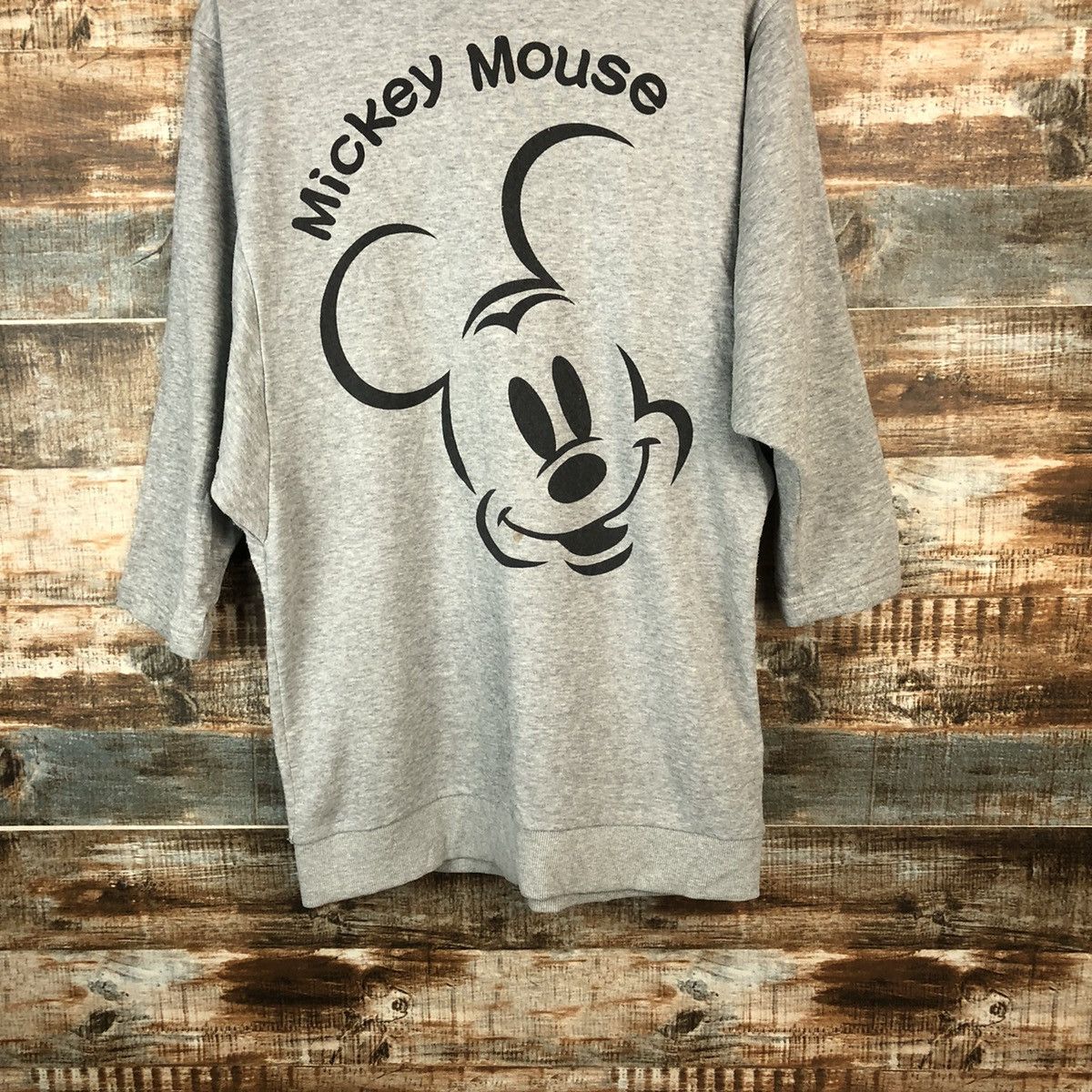 Disney × Mickey Mouse × Vintage Disney Mickey Mouse Grey Sweatshirt #A2034 Size M / US 6-8 / IT 42-44 - 3 Thumbnail
