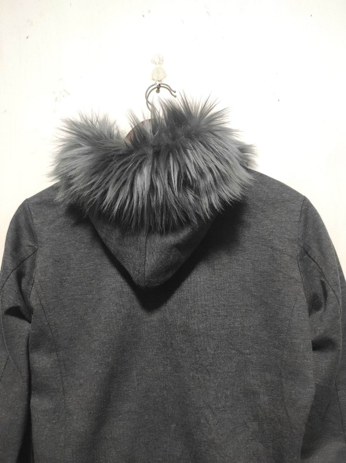 Japanese Brand RageBlue Asymmetrical zip fur hoodie LGB style Size US S / EU 44-46 / 1 - 13 Thumbnail