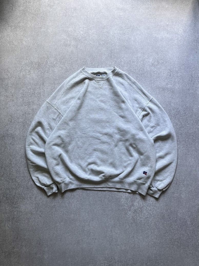Russell Athletic × Vintage Vintage Russel Athletic Boxy Sweatshirt Y2K XXL Size US XXL / EU 58 / 5 - 1 Thumbnail