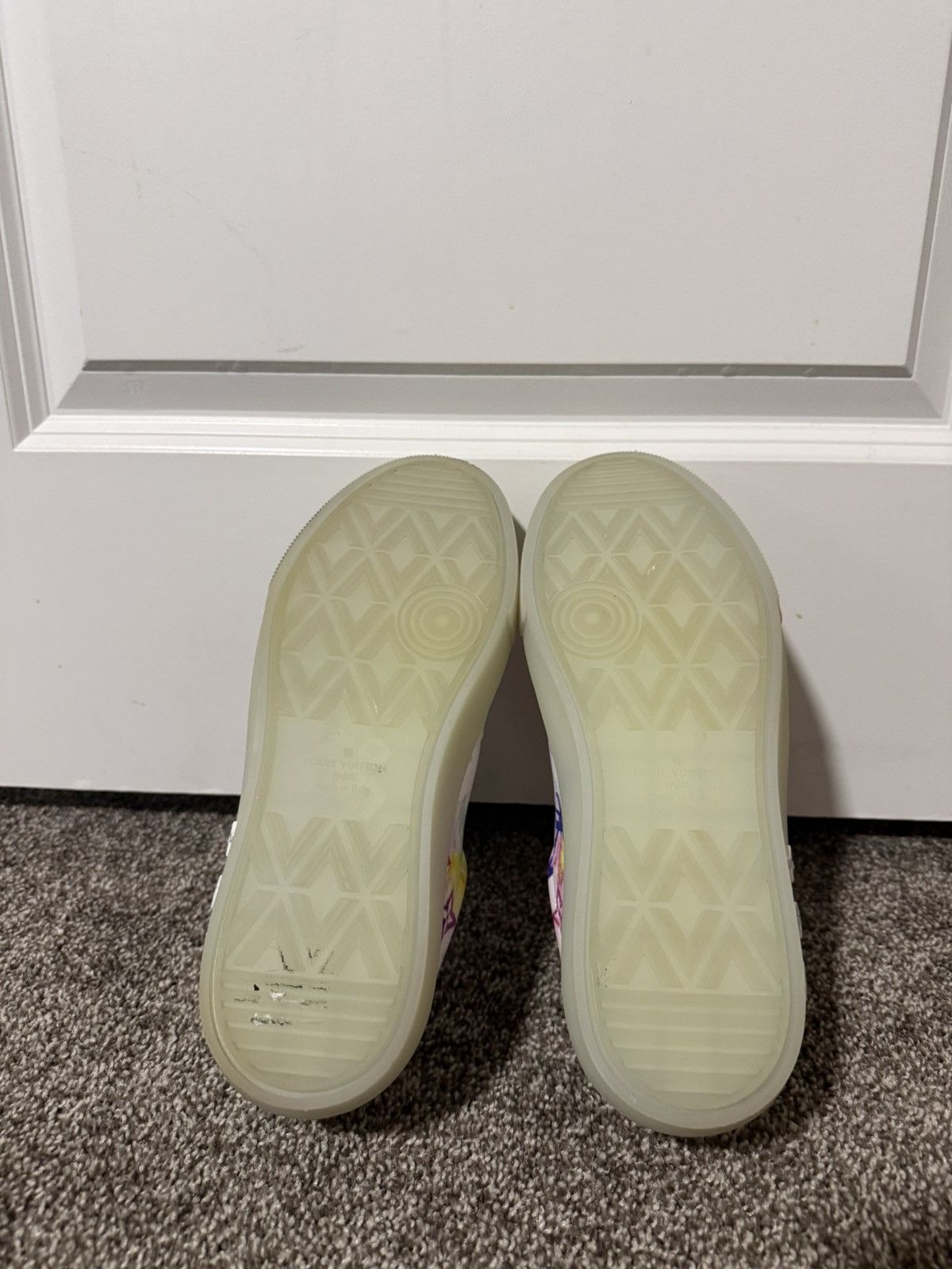 Louis Vuitton Lv Monogram Leather Sneakers Size US 8.5 / EU 41-42 - 9 Thumbnail