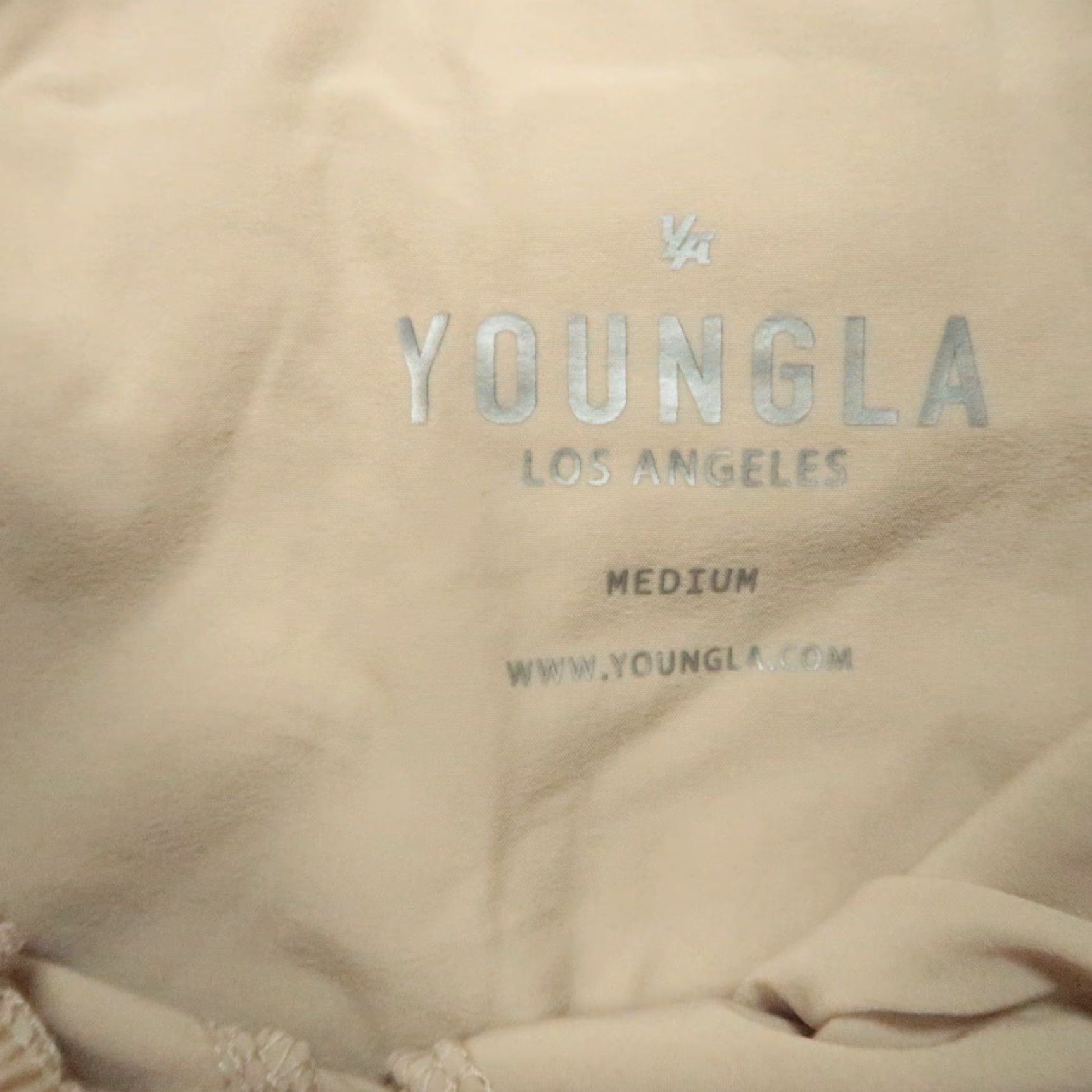 YoungLA YoungLA Shorts Mens M Khaki Tan Cargo Training Gym Zip Pockets NWT Beige Regular Pockets Athletic Casual 60% Cotton? (Wait can't add) Size US 31 - 3 Thumbnail