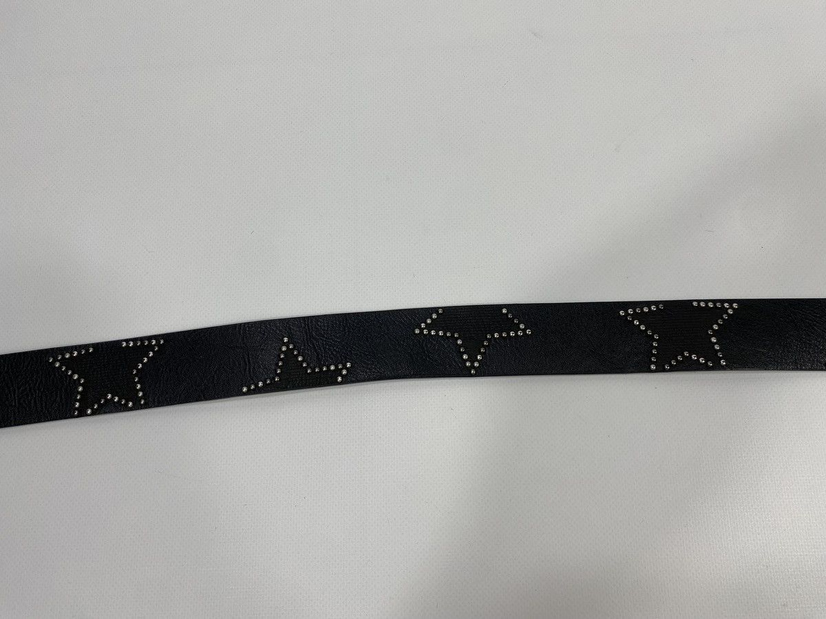 Vintage 🔥LASTDROP🔥 Y2K Avant Garde Stars Studded Opium Leather Belt Size ONE SIZE - 7 Thumbnail