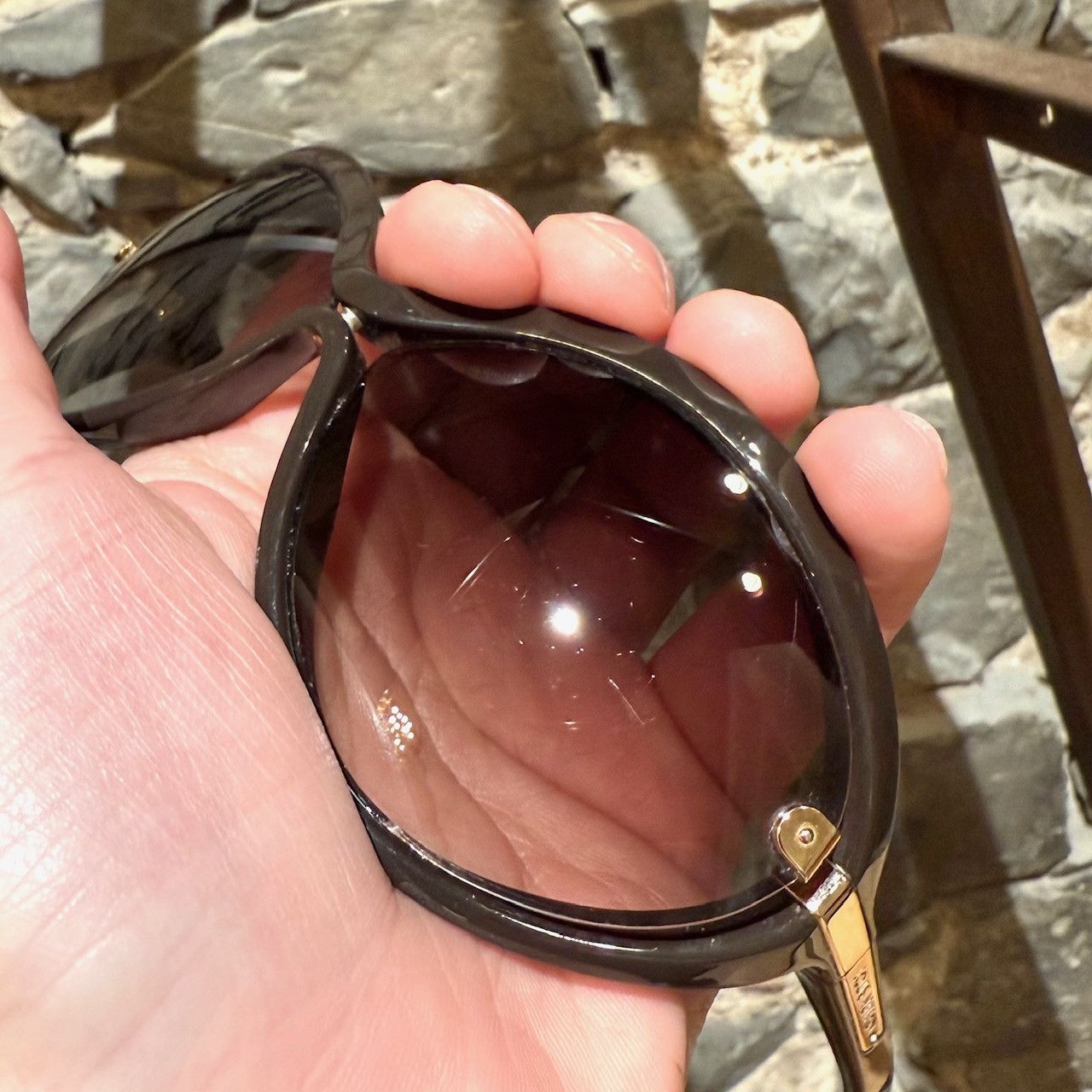 Louis Vuitton Louis Vuitton Z0415W Brown Oval Daphne Sunglasses Size ONE SIZE - 14 Thumbnail