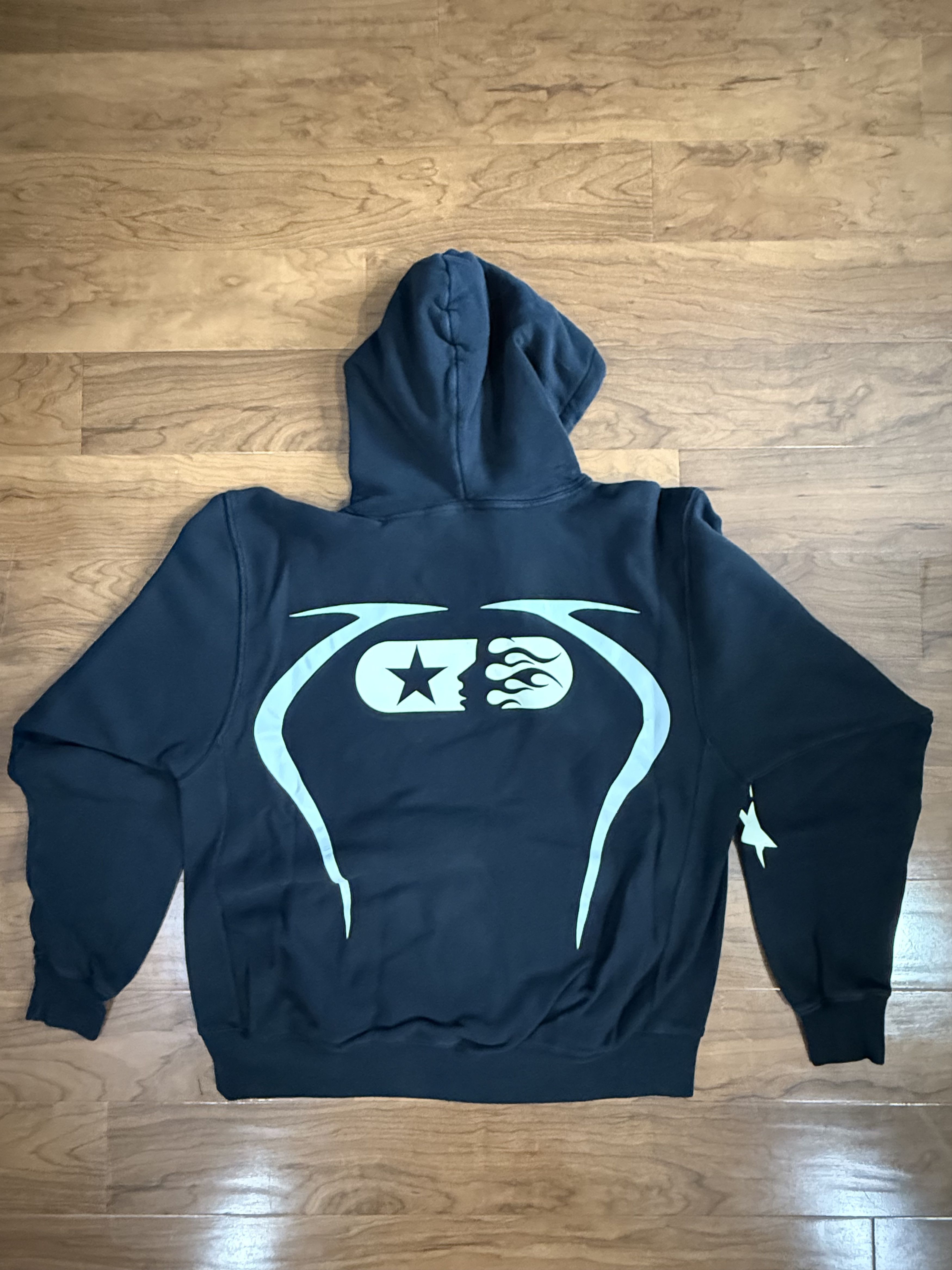 HELLSTAR Hellstar Sports Jet Black Hoodie Size US L / EU 52-54 / 3 - 2 Thumbnail