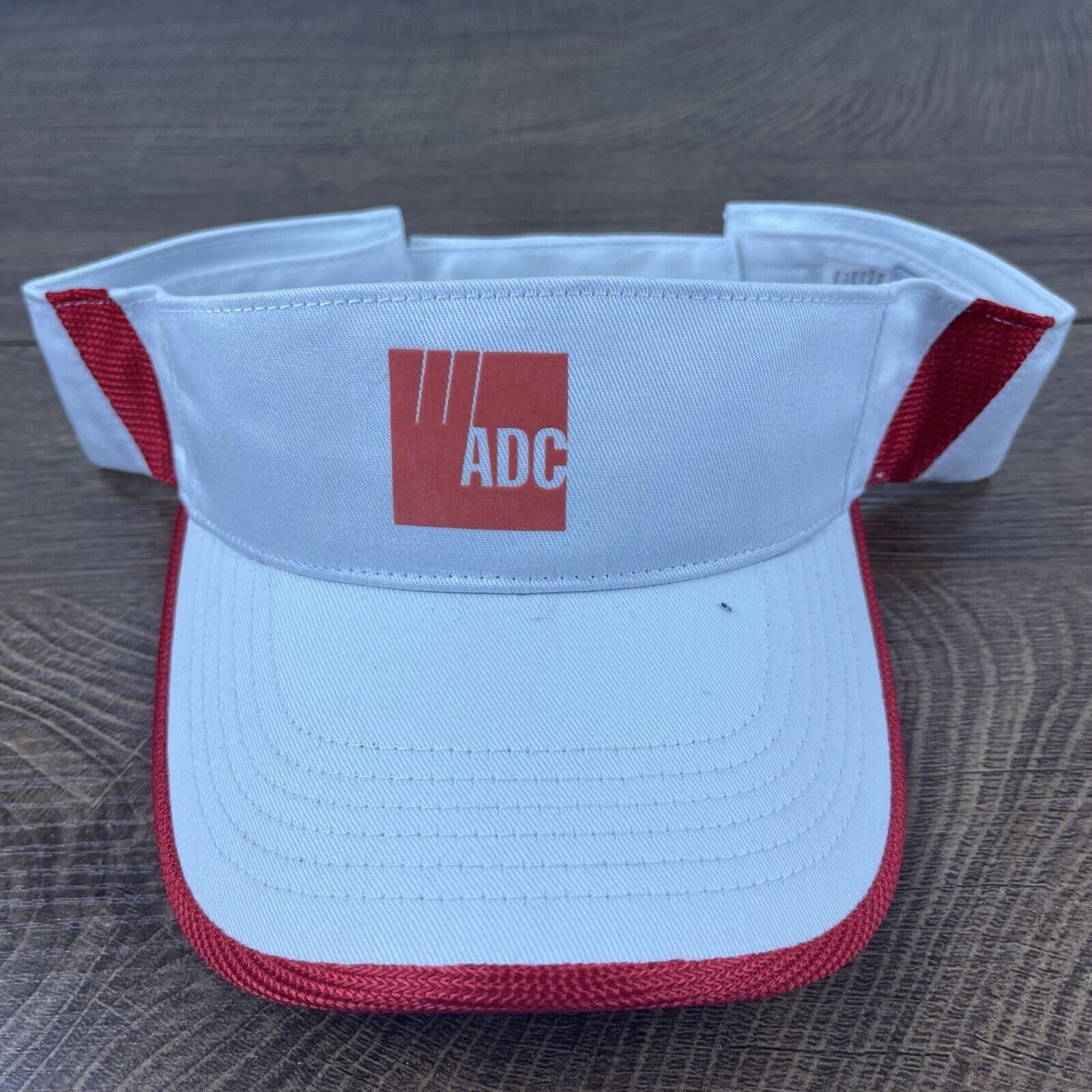Other ADC W Visor Hat White ADC Cap Hat Adjustable Hat White Adult Size ONE SIZE - 2 Thumbnail