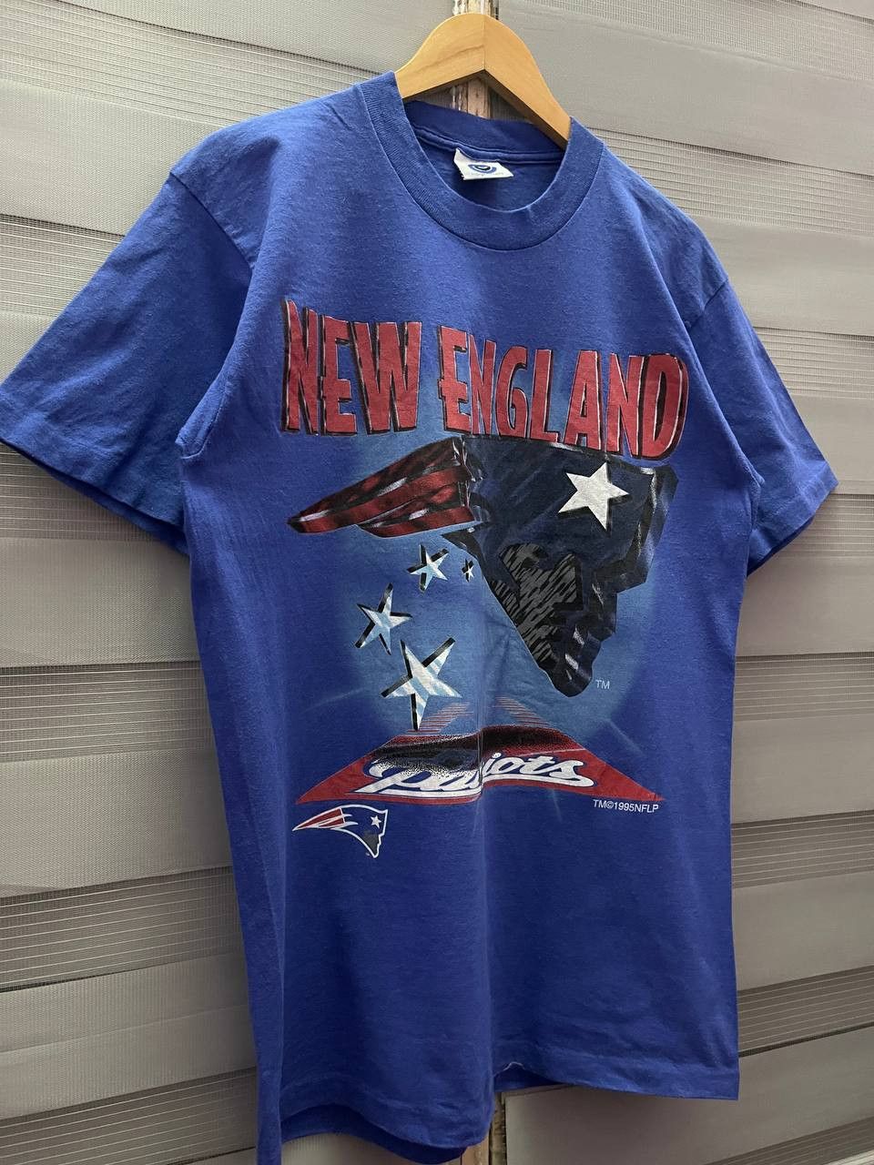 NFL Vintage 1995 New England Patriots NFL NFLP T-shirt Size US M / EU 48-50 / 2 - 2 Thumbnail