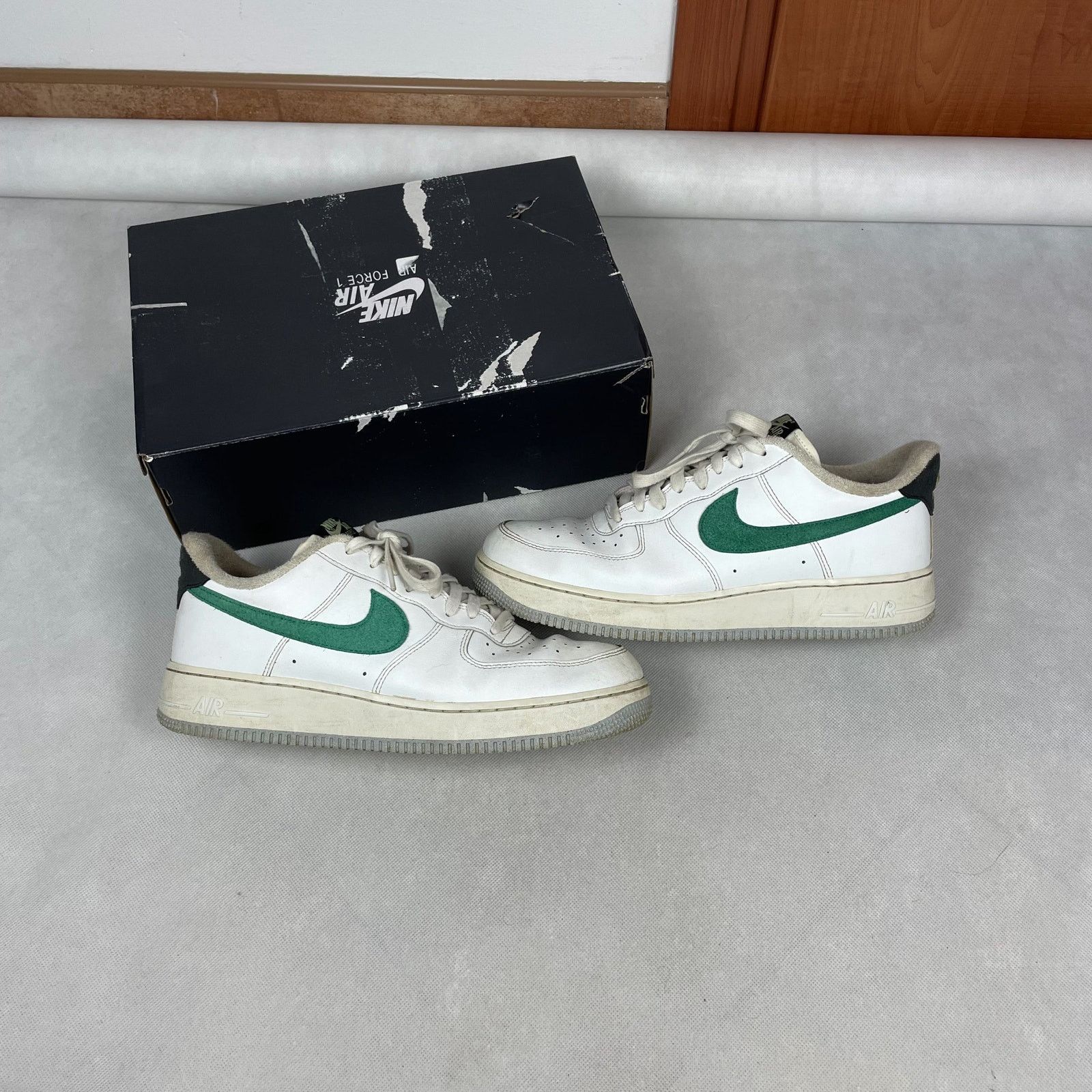 Nike Nike Air Force 1 07 DR8593-100 Men's White Leather Shoes 12 Size US 12 / EU 45 - 2 Thumbnail