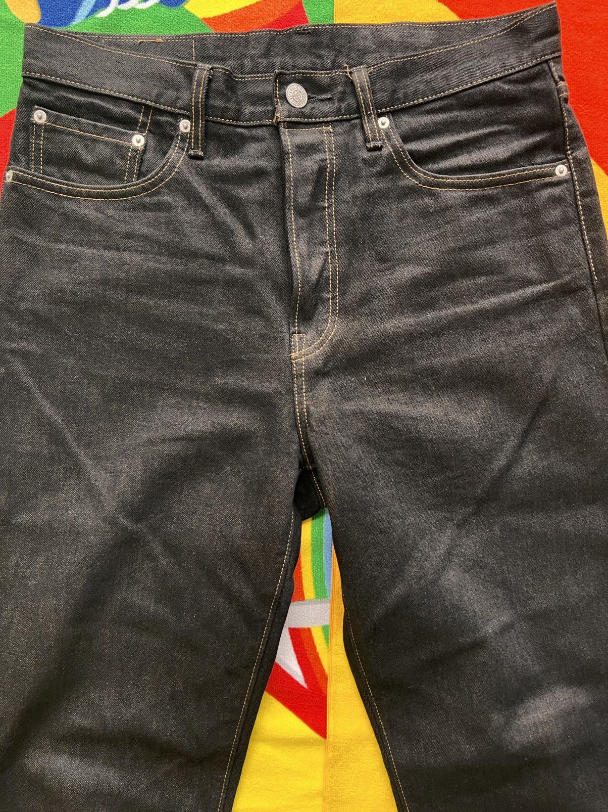 Levi's × Stussy Stüssy Levi’s Crispy Rinse 568 Stay Loose Jeans Black W32 L Size US 32 / EU 48 - 5 Thumbnail
