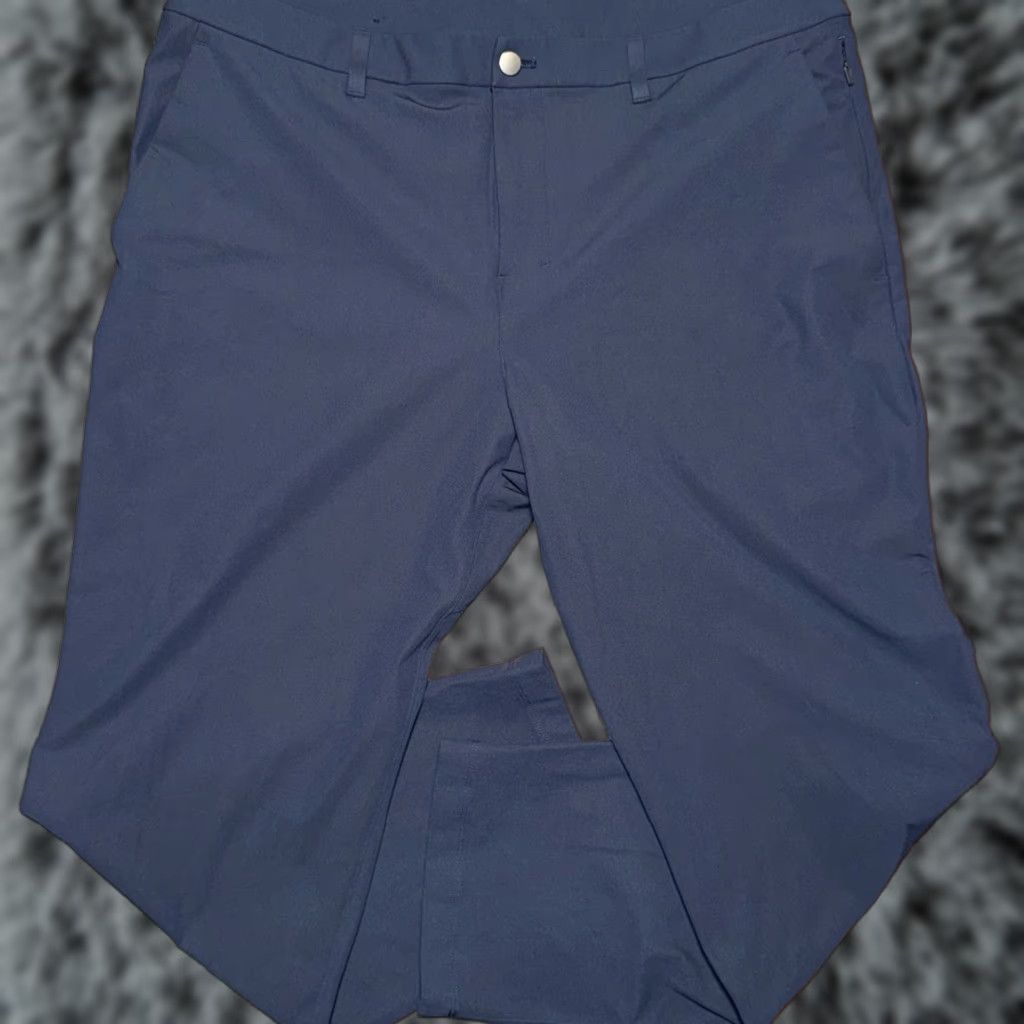 Lululemon Lululemon Men’s Navy Blue Pants Size 41x31 Stretch Zip Pocket Pants Regular 41in Waist Blue City Classic Golf Hiking Walking Men Size US 40 / EU 56 - 1 Thumbnail