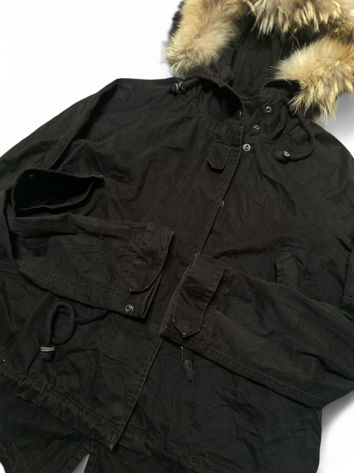 If Six Was Nine Moussy Fur Parka 00's Size US M / EU 48-50 / 2 - 4 Thumbnail