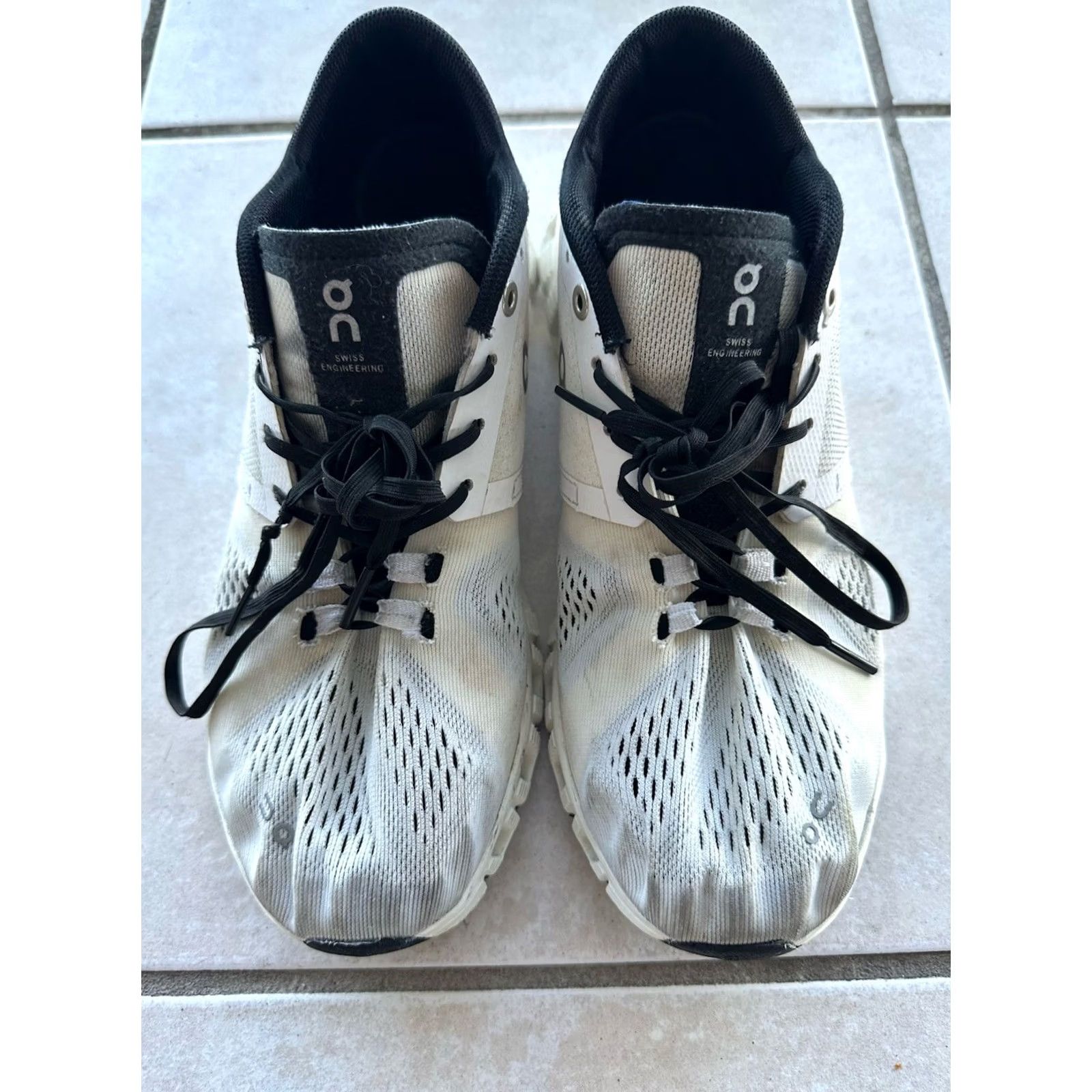 Vintage On Running Women's Cloud X Textile Synthetic Trainers White/Black Shoes, 8 M Size US 8 / IT 38 - 3 Thumbnail