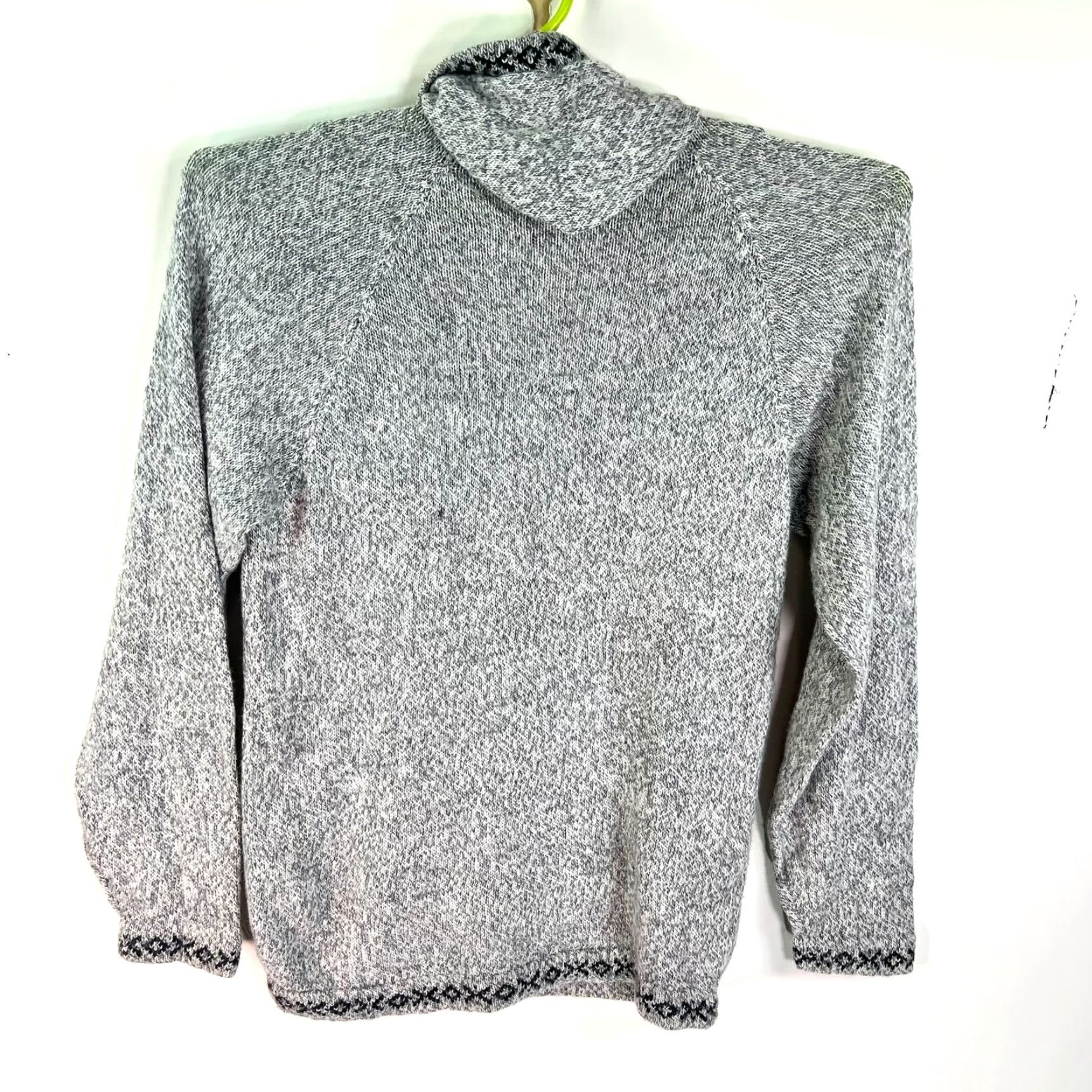 Vintage Alpaca Connection Wool Sweater Women L Gray Pockets Crew Neck Long Sleeve (Note: ensure only allowed content) Size L / US 10 / IT 46 - 7 Thumbnail
