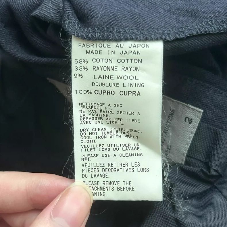 Yohji Yamamoto Yohji Yamamoto Yohji Yamamoto Double-Breasted Coat with Em Size US M / EU 48-50 / 2 - 7 Thumbnail