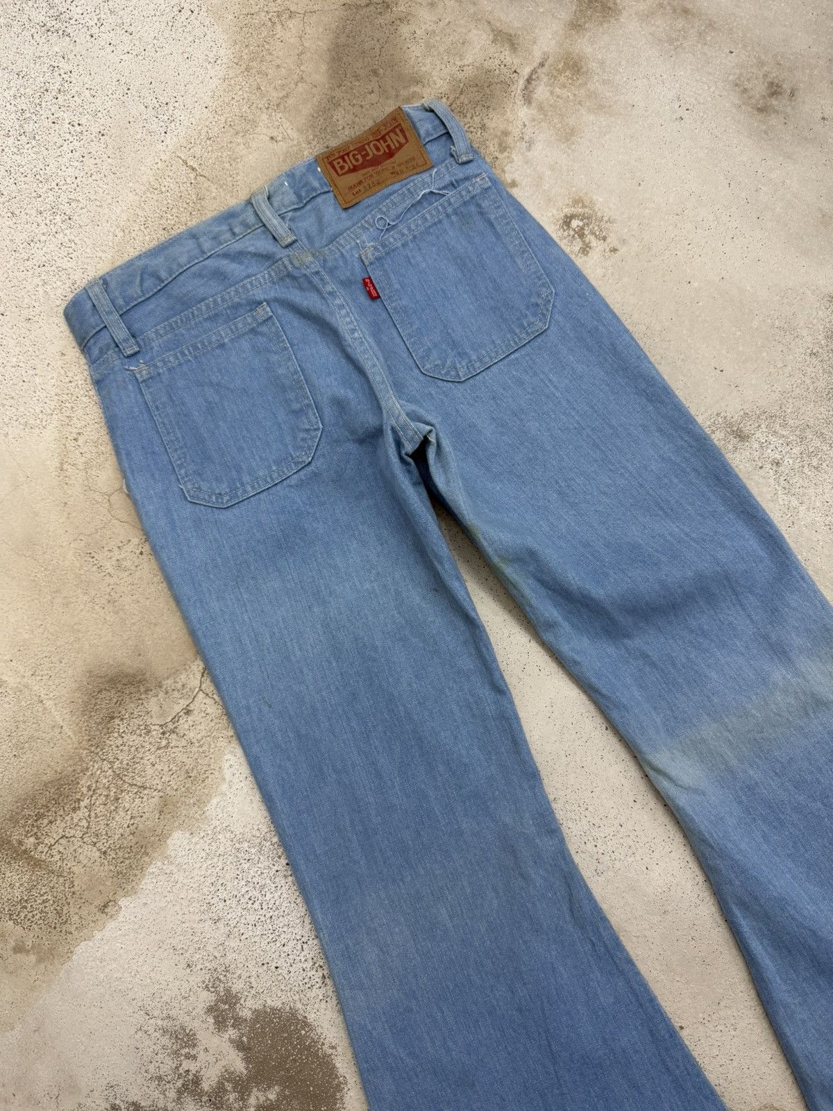 Big John Vintage Big John Bell Bottom Paint Mark Unisex Denim Pants Size US 27 - 10 Thumbnail