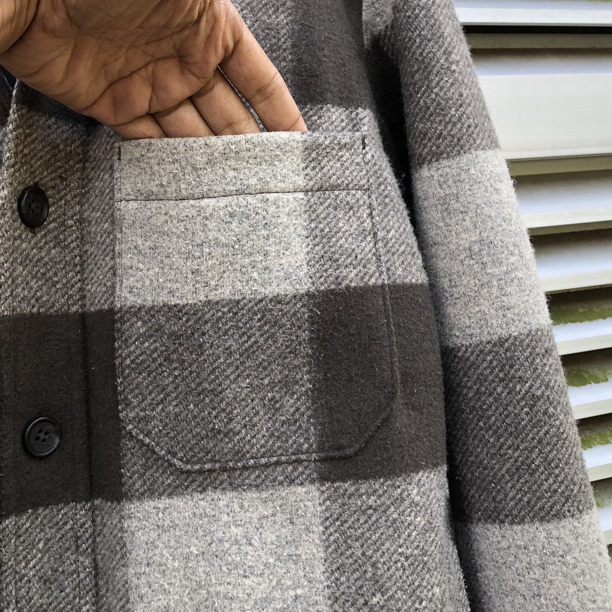Uniqlo Uniqlo Wool Blanket Shirt Jacket Size US M / EU 48-50 / 2 - 4 Thumbnail