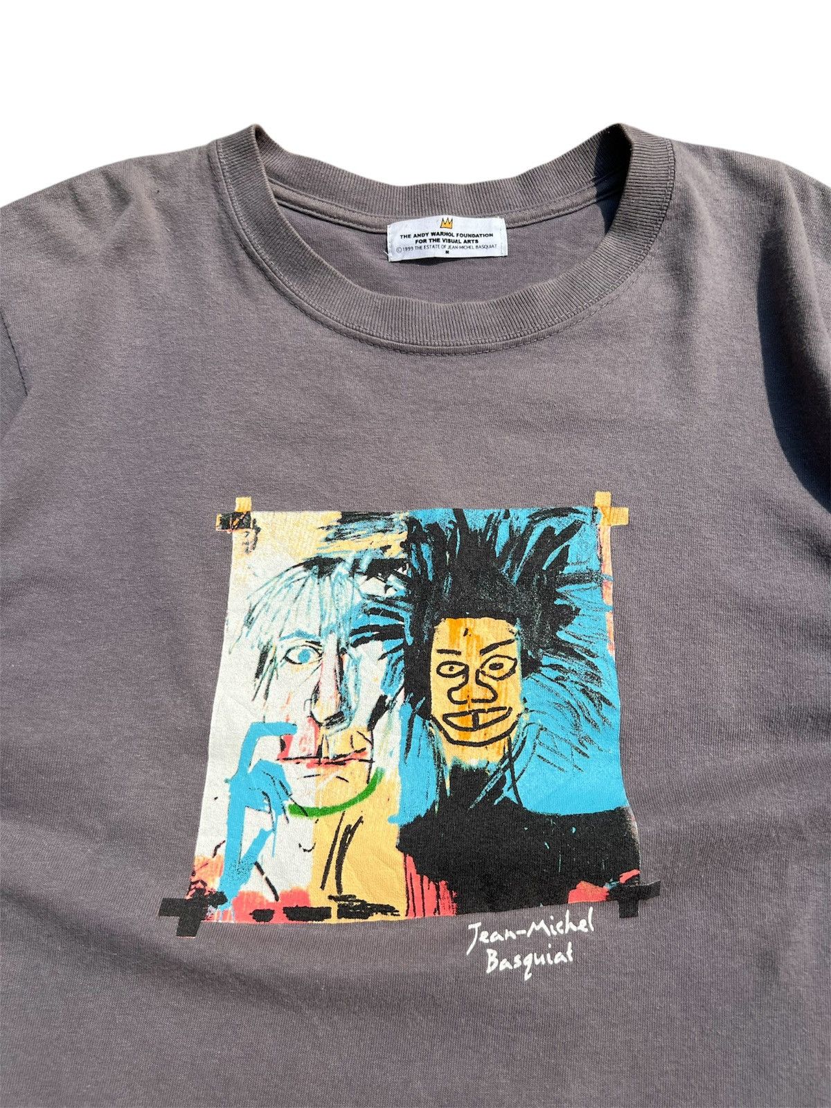 Andy Warhol × Jean-Michel Basquiat 1999 Andy Warhol x Basquiat Art shirt Size US M / EU 48-50 / 2 - 2 Thumbnail