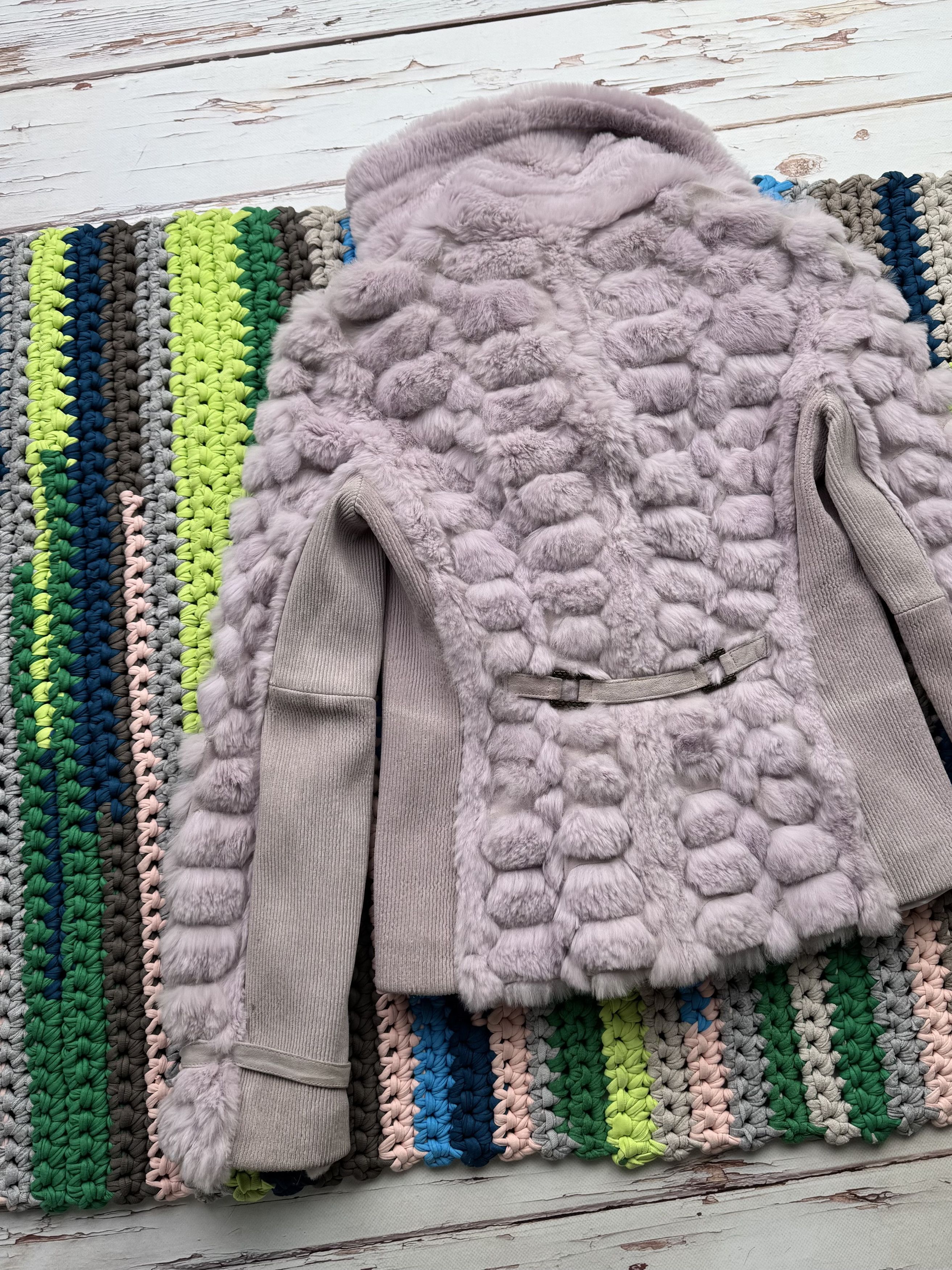 Roberto Cavalli Just Cavalli 2009 Lapin Fur Jacket (V15) Size M / US 6-8 / IT 42-44 - 15 Thumbnail