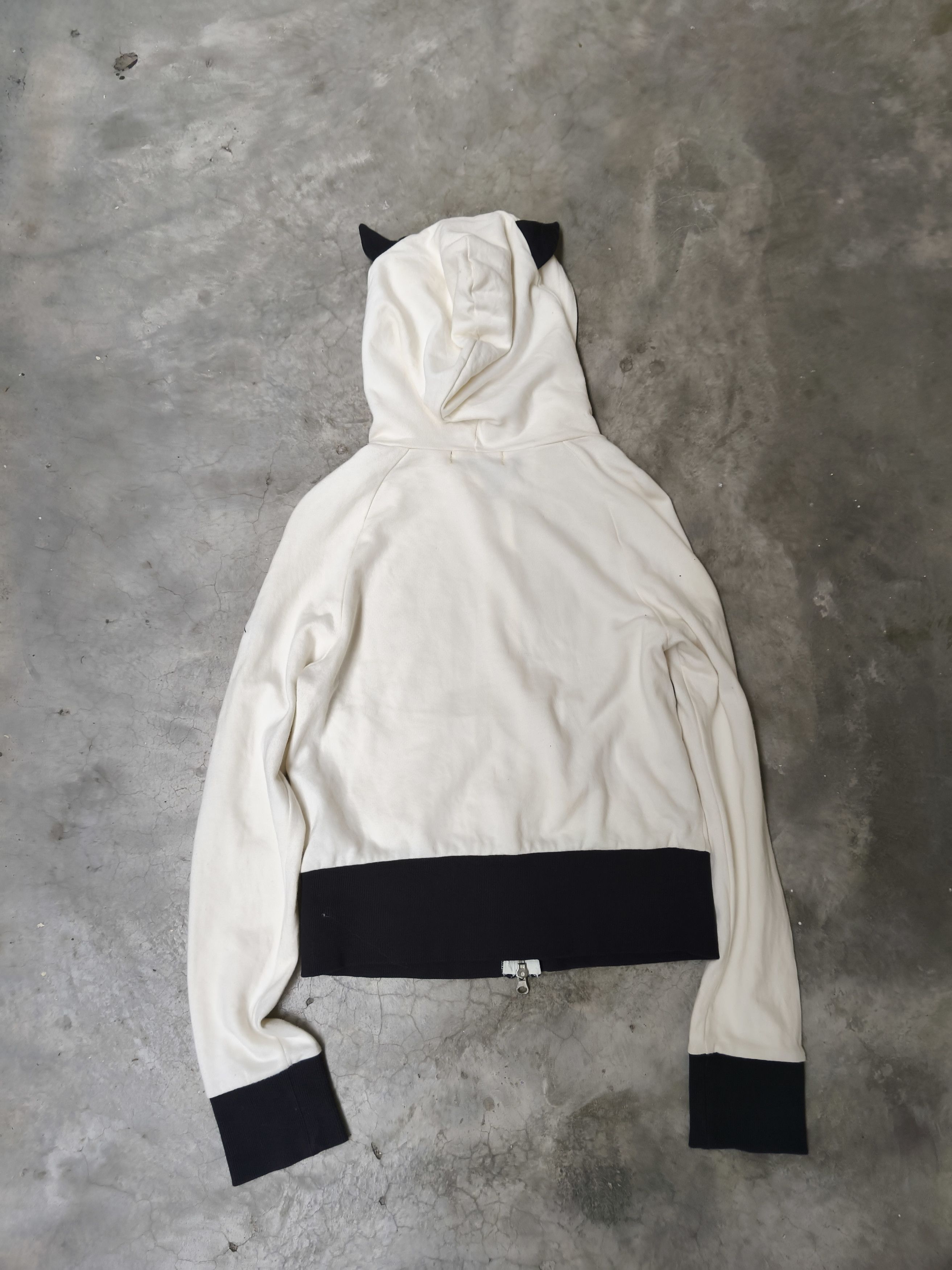 20471120 × Japanese Brand × KMRii Vintage Y2K Peace Now Devil Horn Hoodie Size US M / EU 48-50 / 2 - 2 Thumbnail
