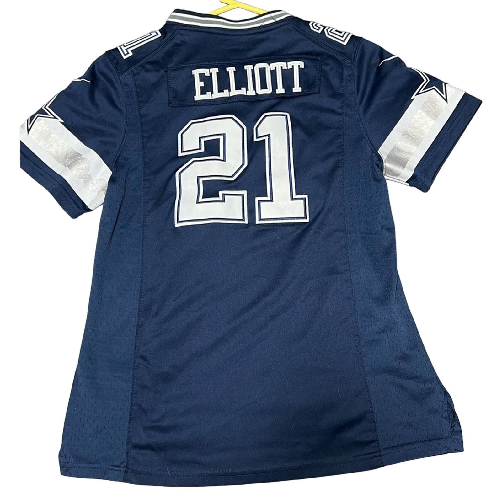 Nike Nike Dallas Cowboys Ezekiel Elliott On Field Football Jersey Size M / US 6-8 / IT 42-44 - 2 Thumbnail