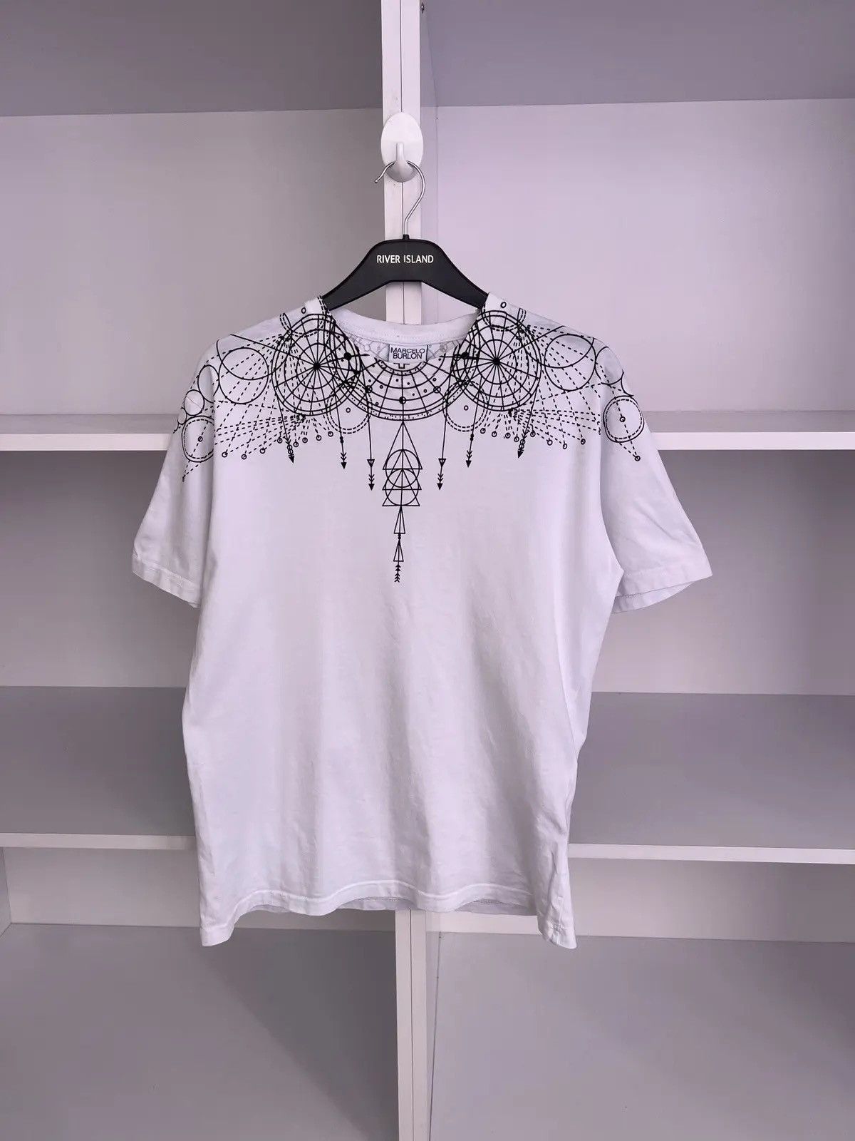 Marcelo Burlon × Vintage Vintage Marcelo Burlon County of Milan Astral Wings T-shirt Size US M / EU 48-50 / 2 - 3 Thumbnail