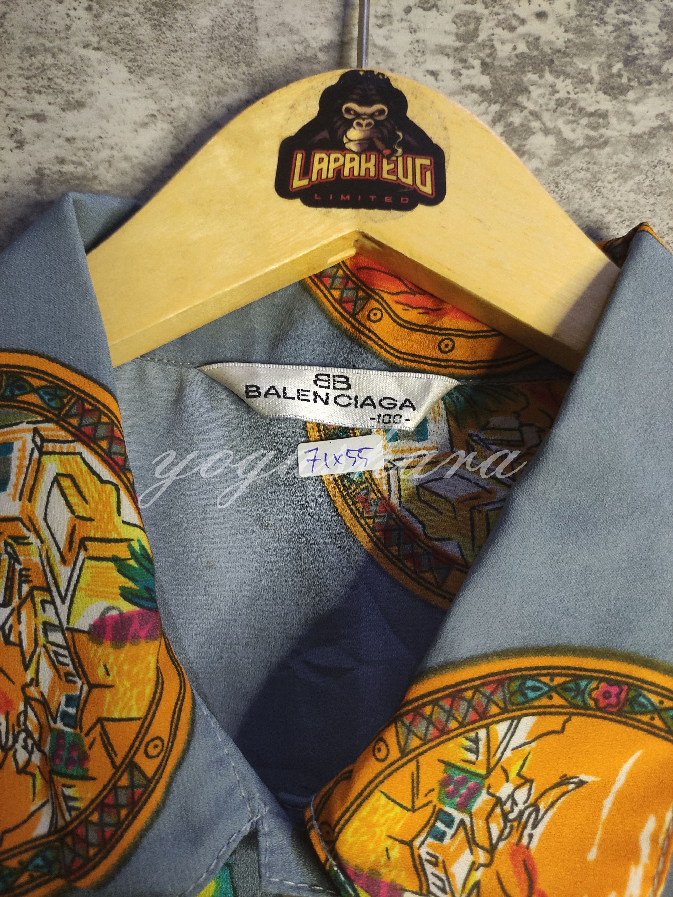 Vintage Luxury - Balenciaga jungle Silk Shirt