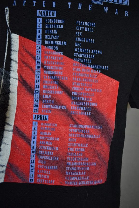 Band Tees × Vintage Vintage 1989 Gary Moore After The War Tour T-shirt M Size US M / EU 48-50 / 2 - 5 Thumbnail