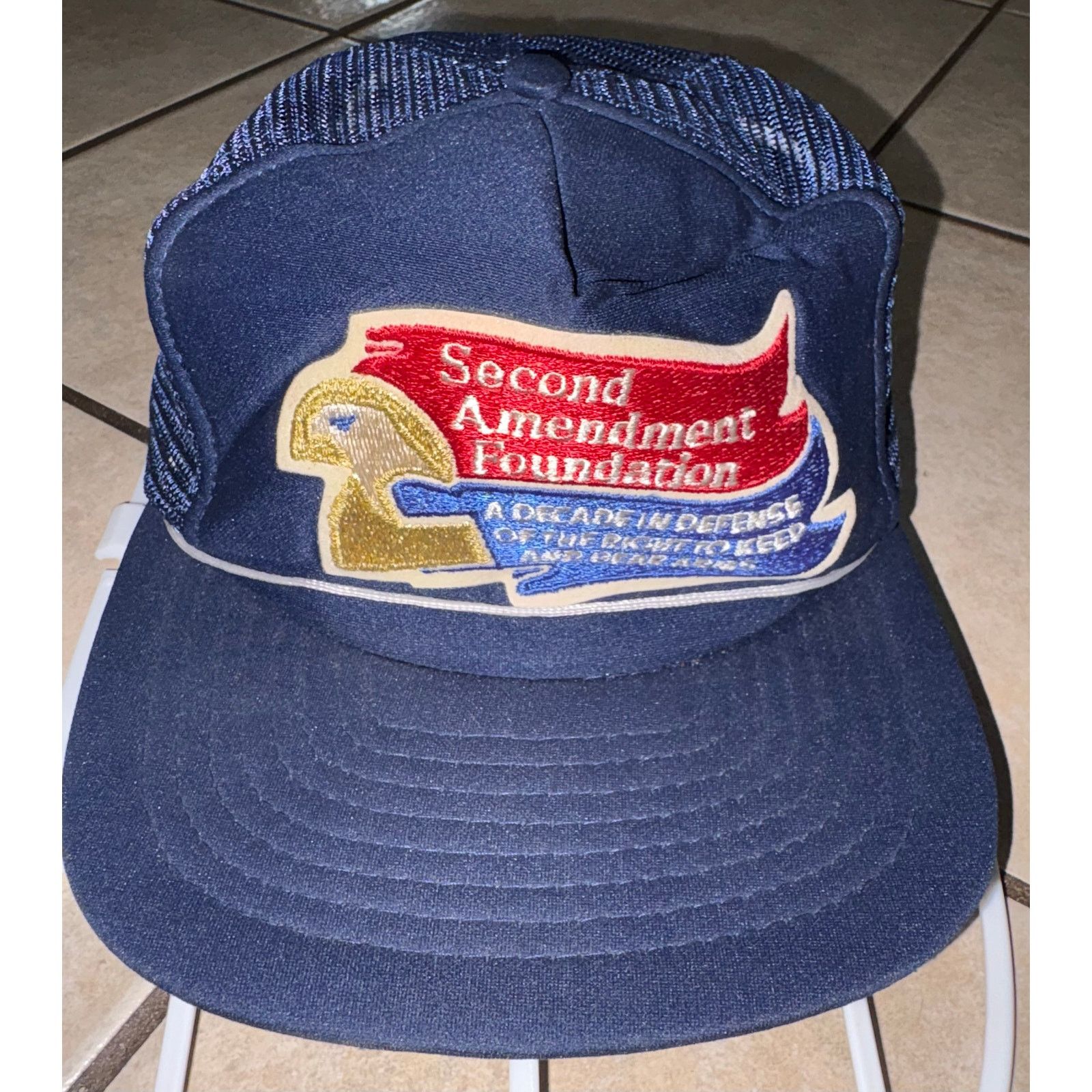 Vintage Vintage NRA second amendment right to bear arms trucker Size ONE SIZE - 1 Thumbnail