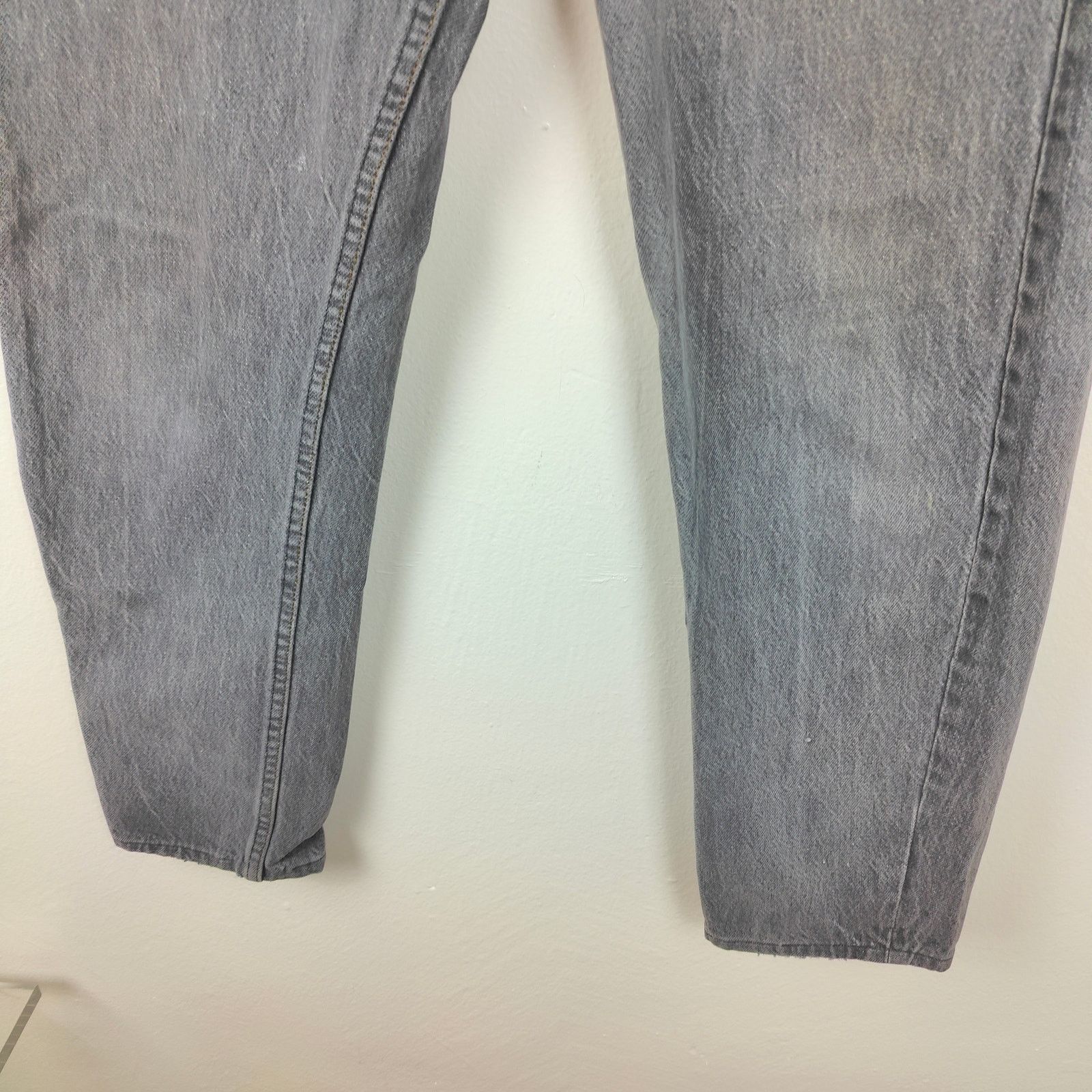 Levi's Vintage Levi's 501 Jeans Womens 29 Charcoal Wash Button Fly Size 29" - 3 Thumbnail