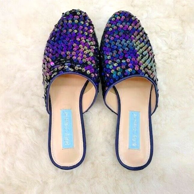 Betsey Johnson VINTAGE Betsey Johnson Loafer Flat, Multi Sequin, Women’s Size 5.5 Size US 5.5 / IT 35.5 - 5 Thumbnail