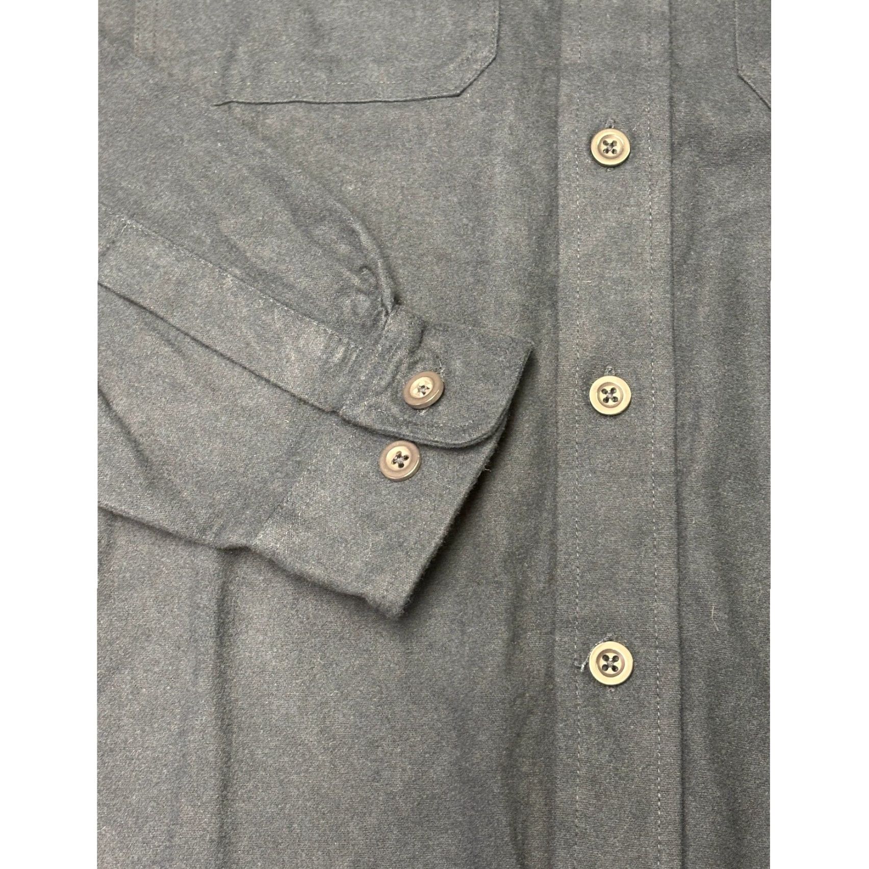 Vintage Woolrich The Green Label Mens Shirt Button-Up Long Sleeve Dark Blue Pocketed Casual Fall Winter Size US S / EU 44-46 / 1 - 3 Thumbnail