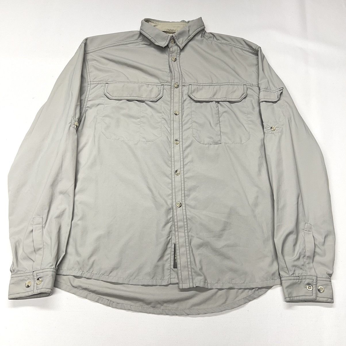 Rei REI Shirt Grey Vented Nylon Long Sleeve UPF 50+ Fly Fishing Size US M / EU 48-50 / 2 - 1 Thumbnail