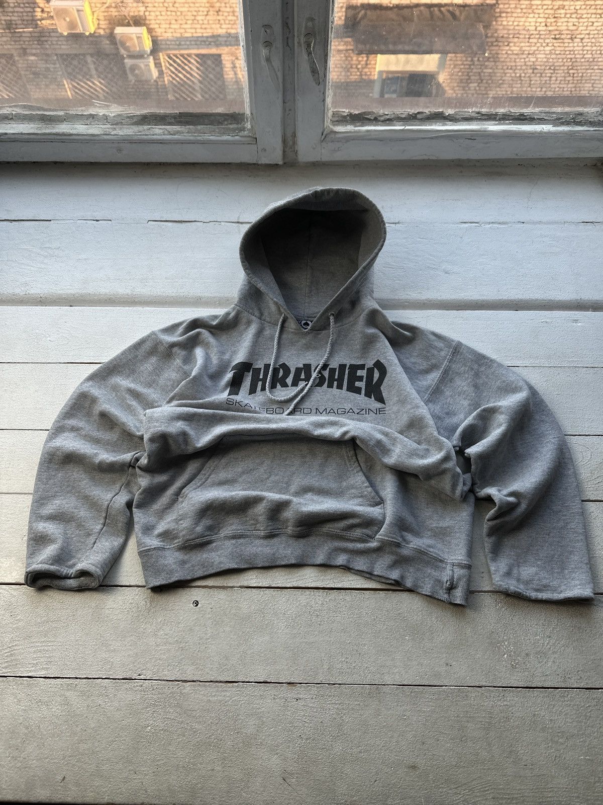 Thrasher 🚨 THRASHER BAGGY BOXY SK8 HOODIE WITH LOGO BASIC RARE Size US S / EU 44-46 / 1 - 1 Thumbnail