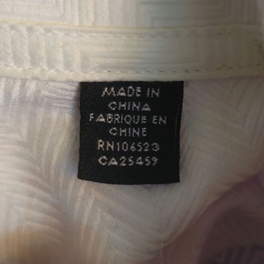 Ted Baker Ted Baker London Men's 17.5 34/35 White LS Dress Shirt Size US XL / EU 56 / 4 - 4 Thumbnail