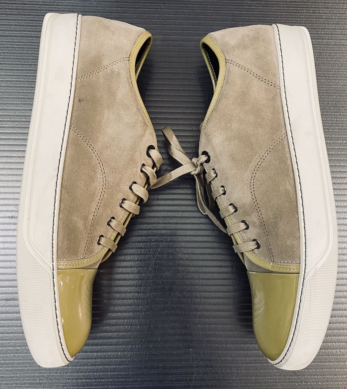 Lanvin Lanvin sand suede patent toe low top 12uk NEW Size US 13 / EU 46 - 6 Thumbnail