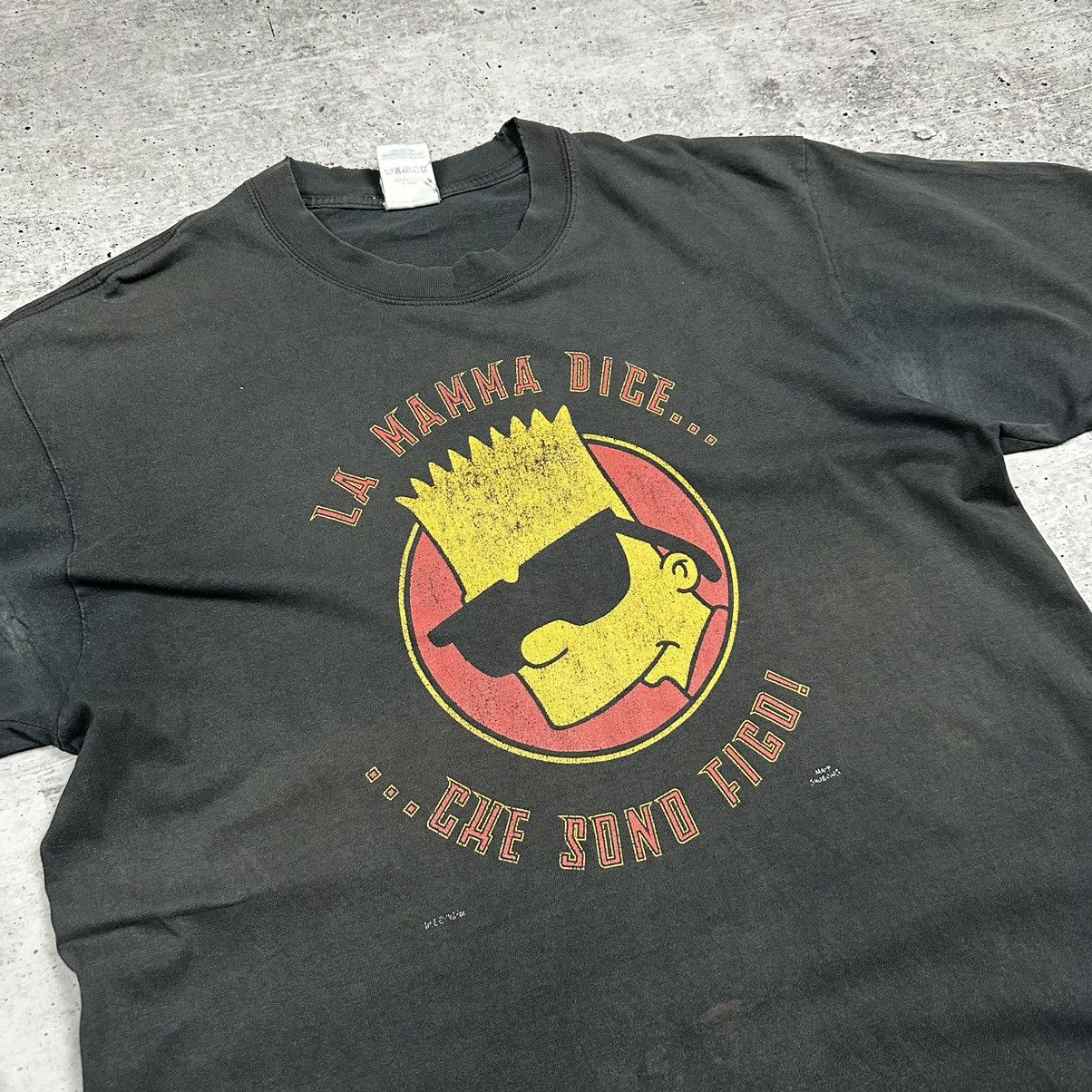 The Simpsons Vintage Jerzees The Simpsons Bart 1999 Black Size US L / EU 52-54 / 3 - 7 Thumbnail