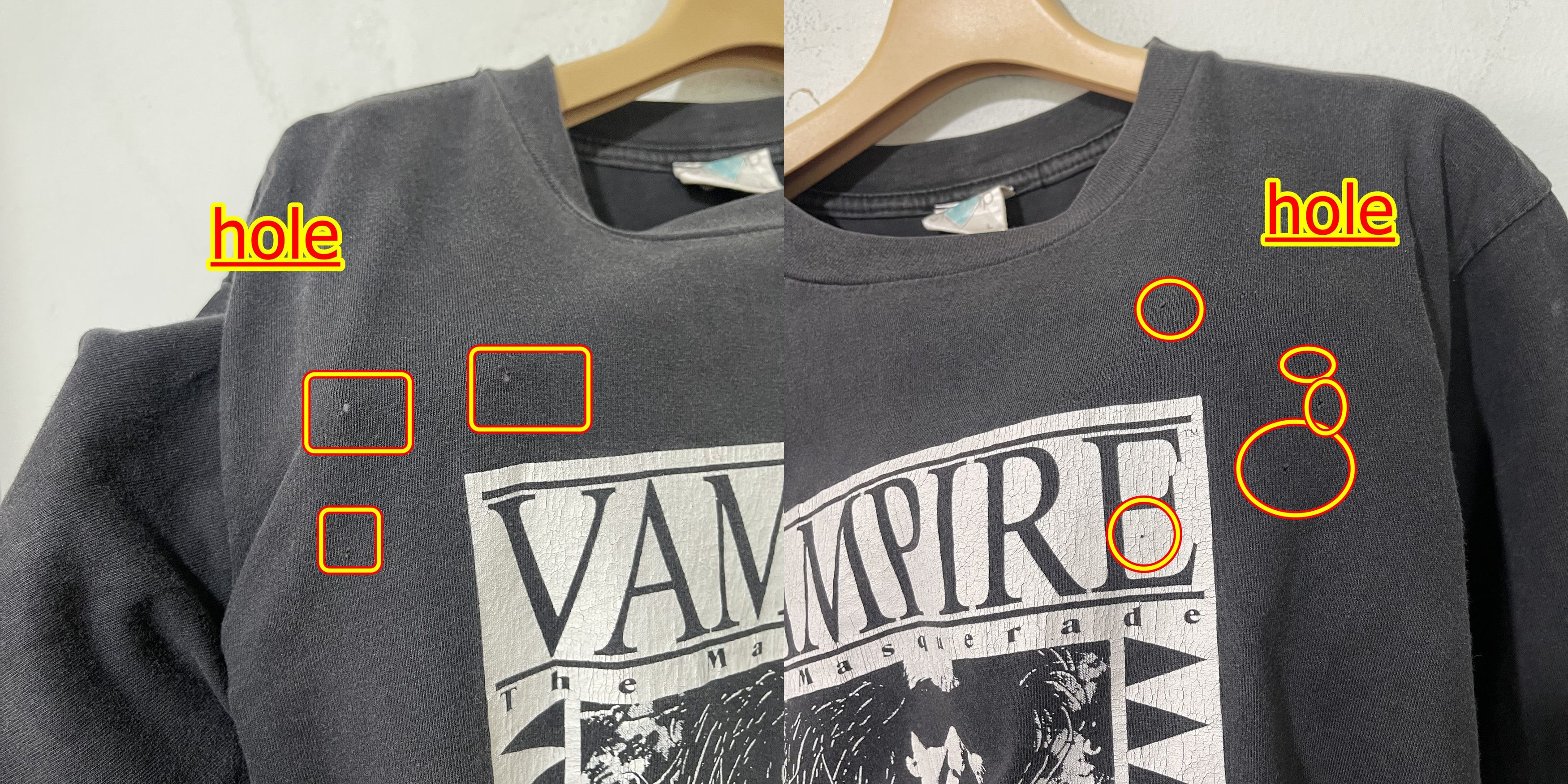 Vintage Vintage 90s Vampire The Masquerade Shirt Size US M / EU 48-50 / 2 - 6 Thumbnail