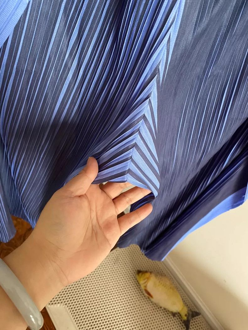 Issey Miyake issey miyake size:1 Blue skinny pants 2506-Nextarrow Size US 26 / EU 42 - 5 Thumbnail