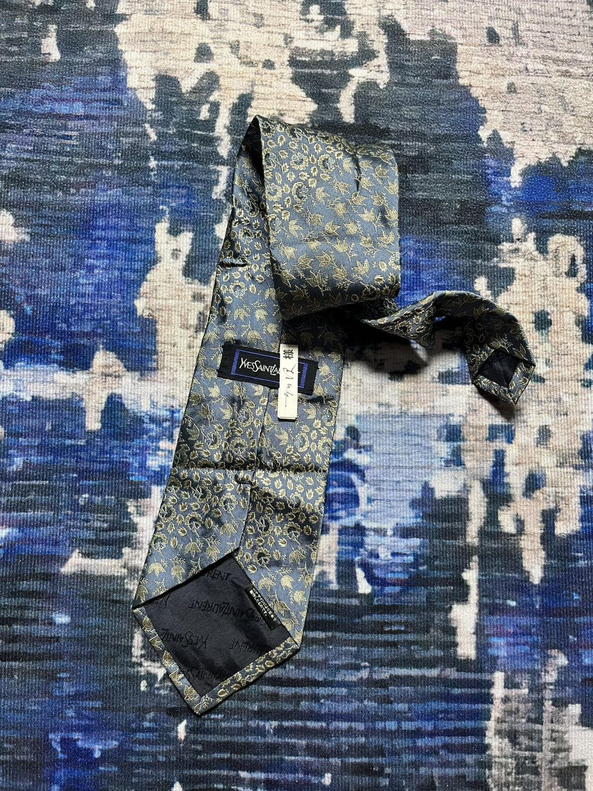 Yves Saint Laurent 🎀Vintage YvesSaintLaurent Full Print Necktie Japan Size ONE SIZE - 1 Thumbnail