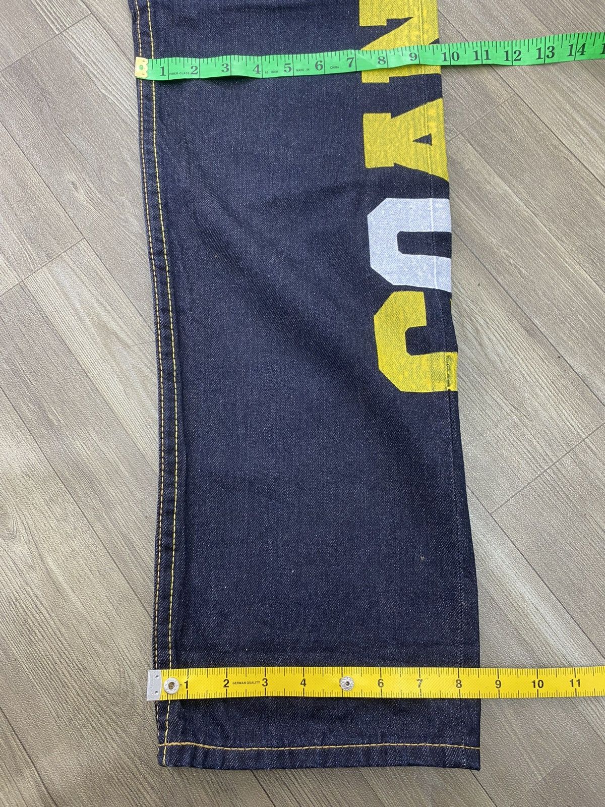 Hysteric Glamour Vintage CoandLu Japan Evisu Style Printed Selvedge Jeans Y2K Size US 34 / EU 50 - 21 Thumbnail