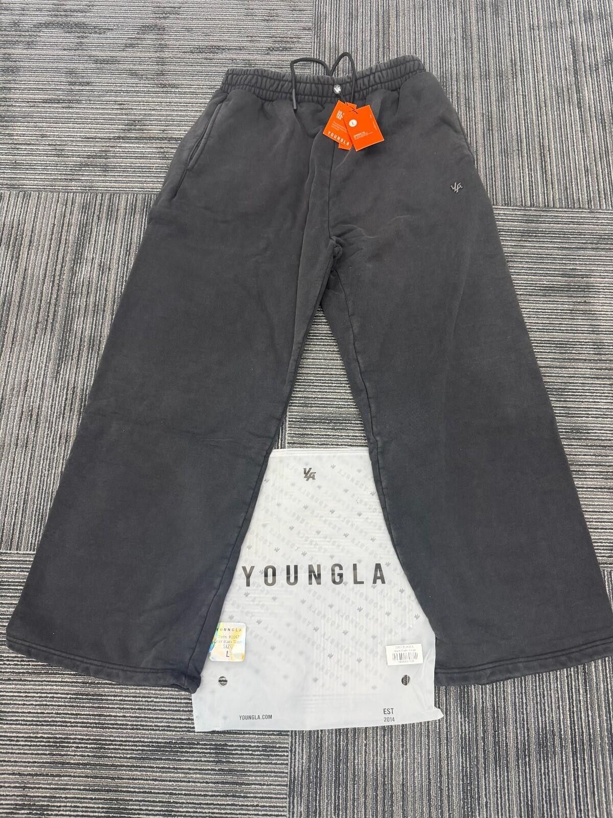 YoungLA YoungLA Mens Large Black- 2067 -Elevated Essentials - Baggy Size US 34 / EU 50 - 2 Thumbnail