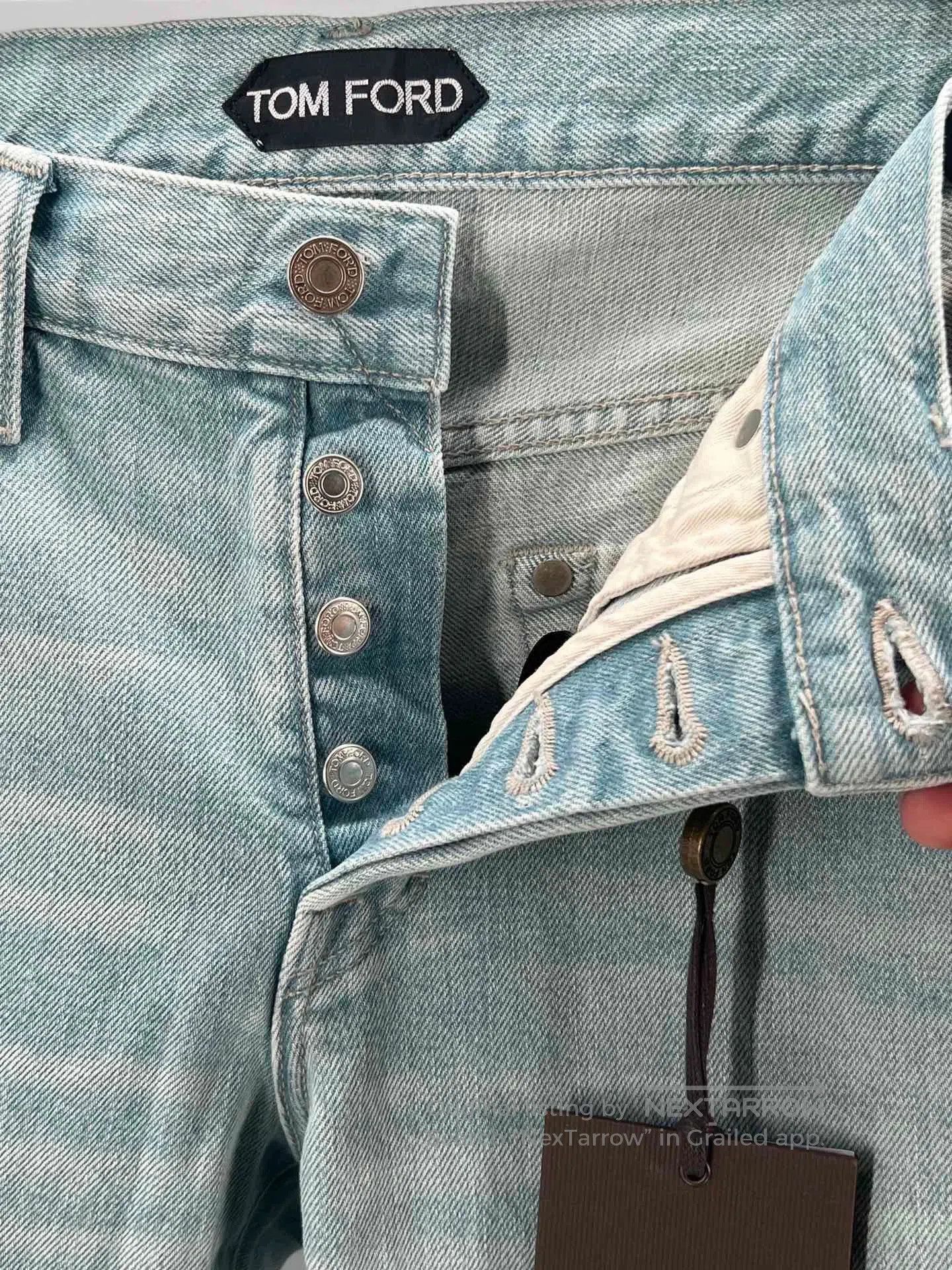 Tom Ford tom ford men's patchwork denim pants. Size US 33 - 3 Thumbnail
