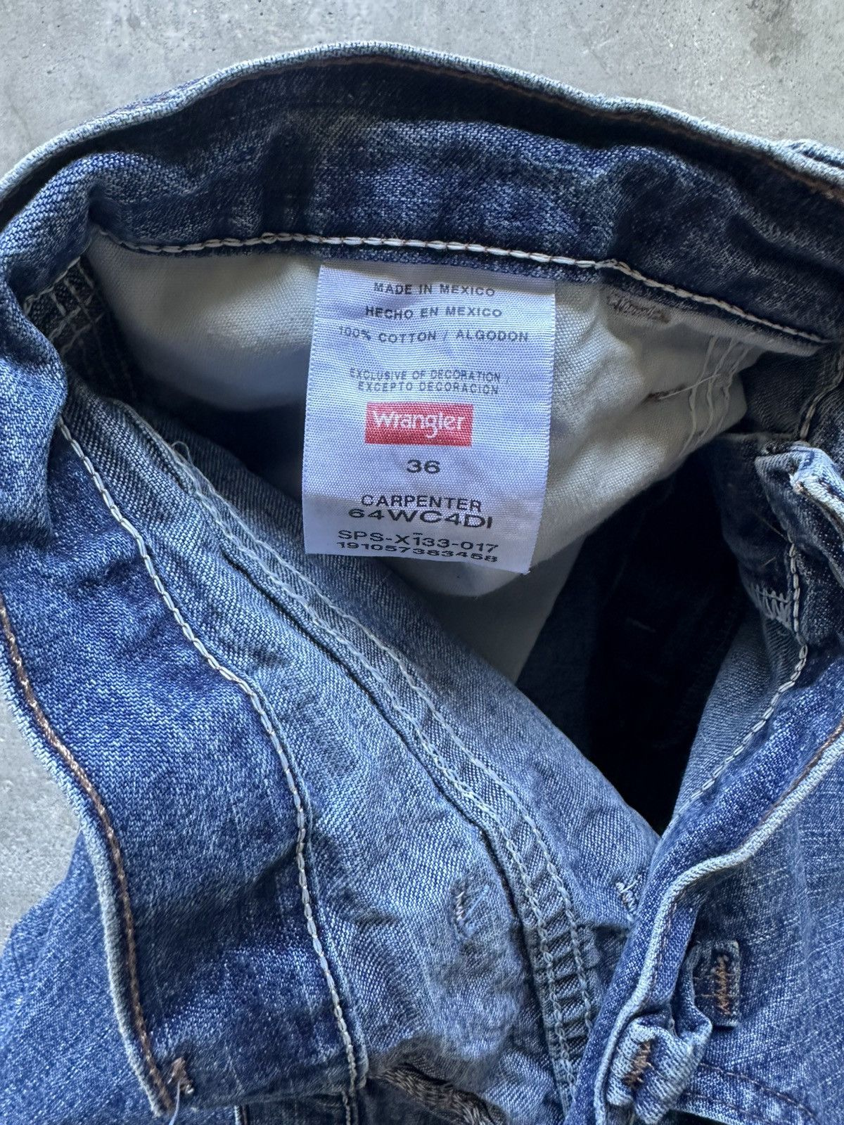 Wrangler Vintage Wrangler Carpenter Denim Shorts Size US 36 / EU 52 - 5 Thumbnail