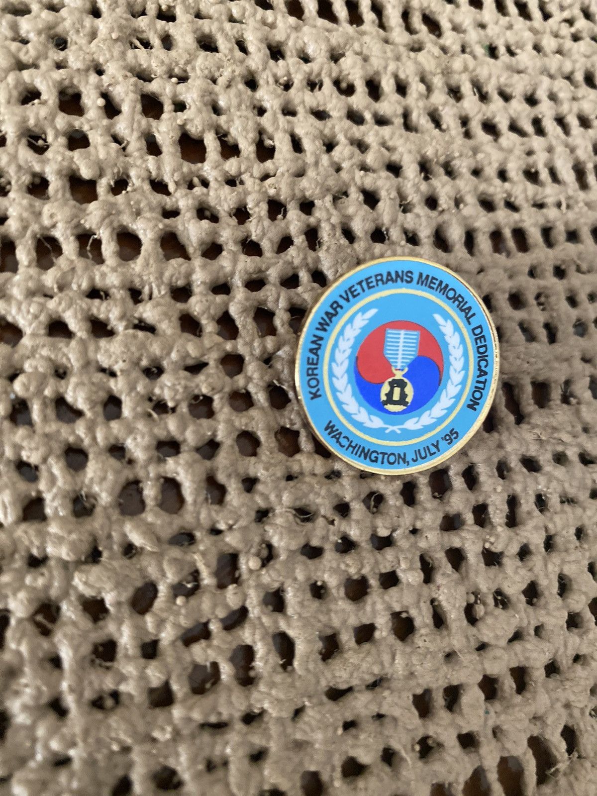 Other KOREAN WAR VETERANS MEMORIAL DEDICATION WASHINGTON LAPEL PIN Size ONE SIZE - 3 Thumbnail