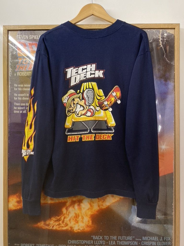 Vintage Y2K Vintage Tech Deck Dudes Park Bench Long Sleeve Size US M / EU 48-50 / 2 - 2 Thumbnail