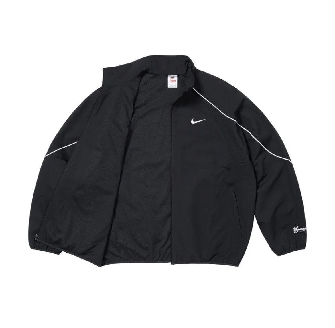 Nike × Supreme Supreme/Nike Black Track Jacket Size US M / EU 48-50 / 2 - 2 Thumbnail