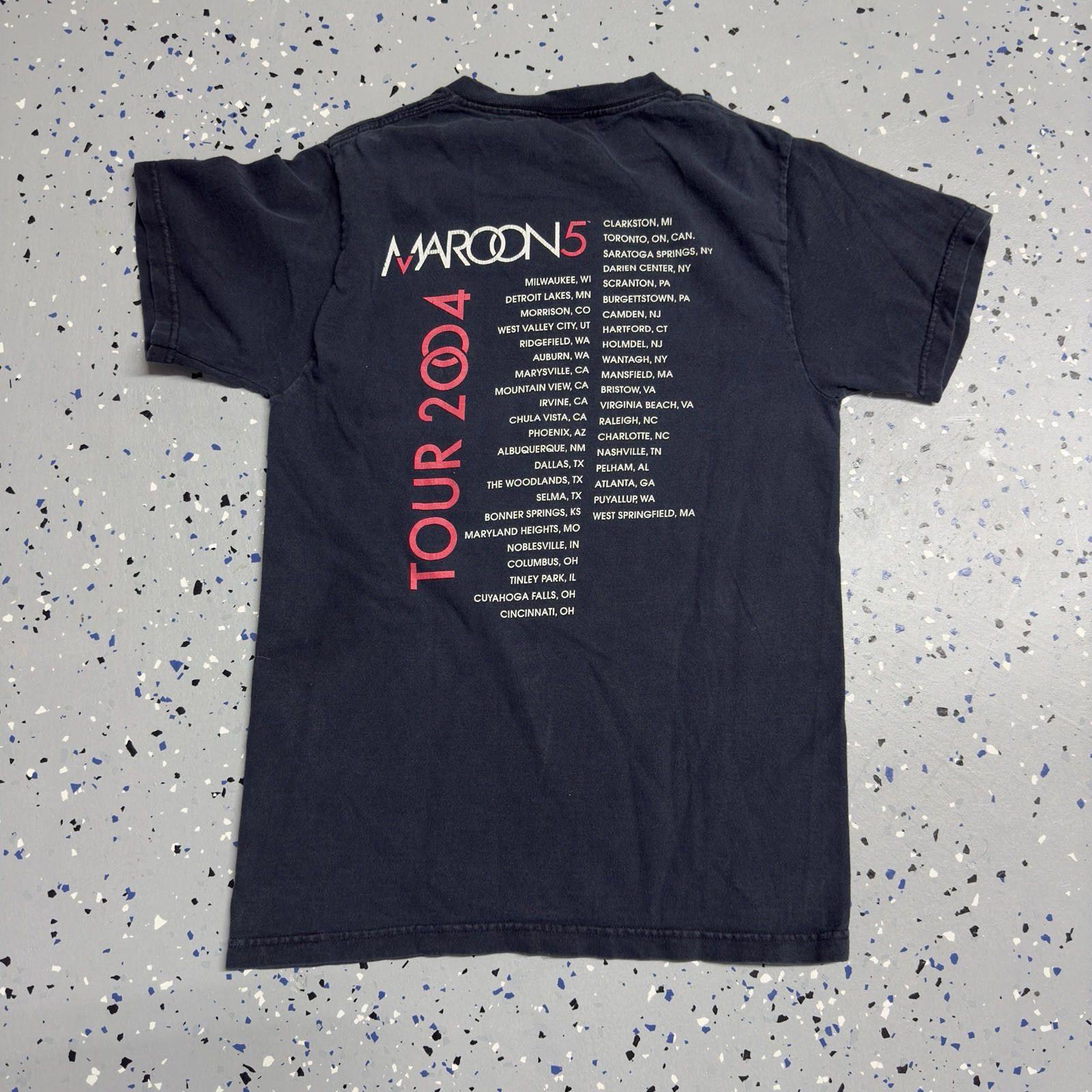 Anvil Maroon 5 2004 Concert Tour Band T-Shirt Y2K VTG S Anvil Size US S / EU 44-46 / 1 - 4 Thumbnail