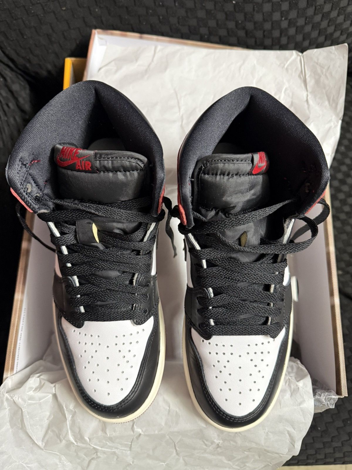 Jordan Brand Bred Toe 1s Size US 7.5 / EU 40-41 - 4 Thumbnail