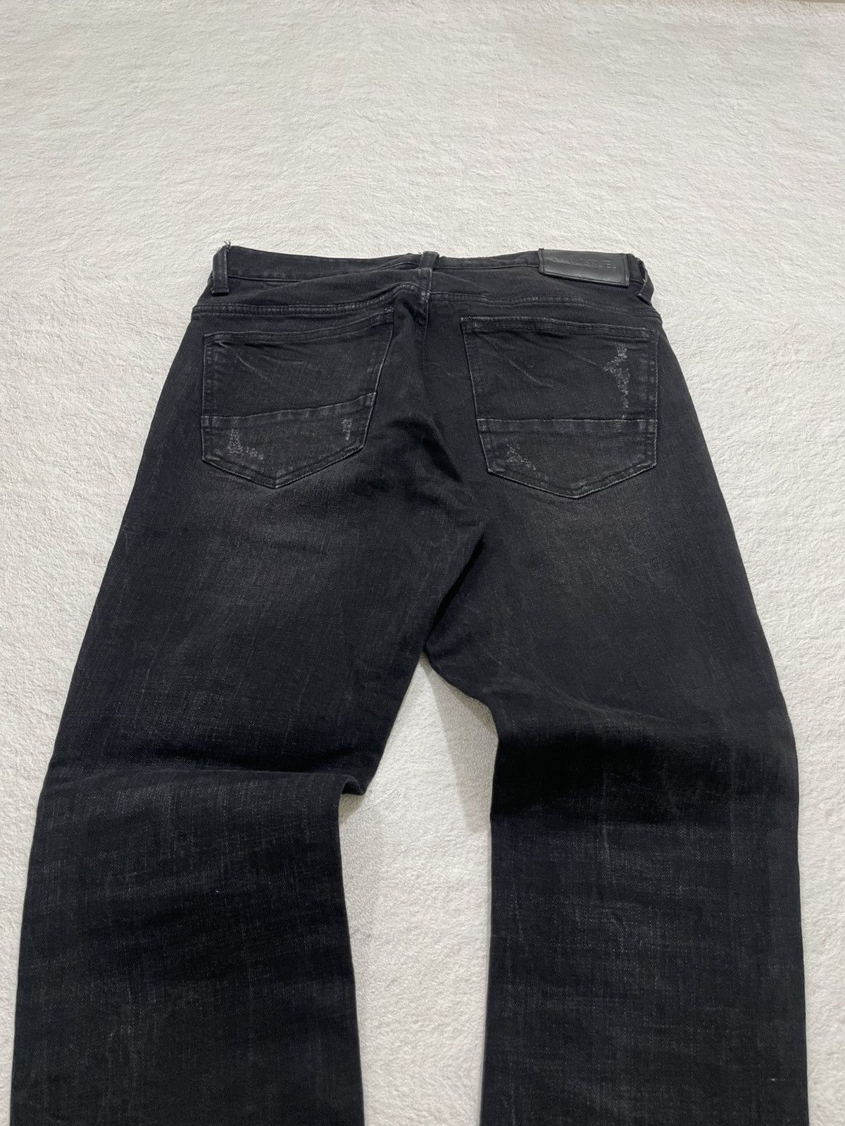 Japanese Brand Jambange Distressed Washed Black Jeans y2k Size US 30 / EU 46 - 8 Thumbnail